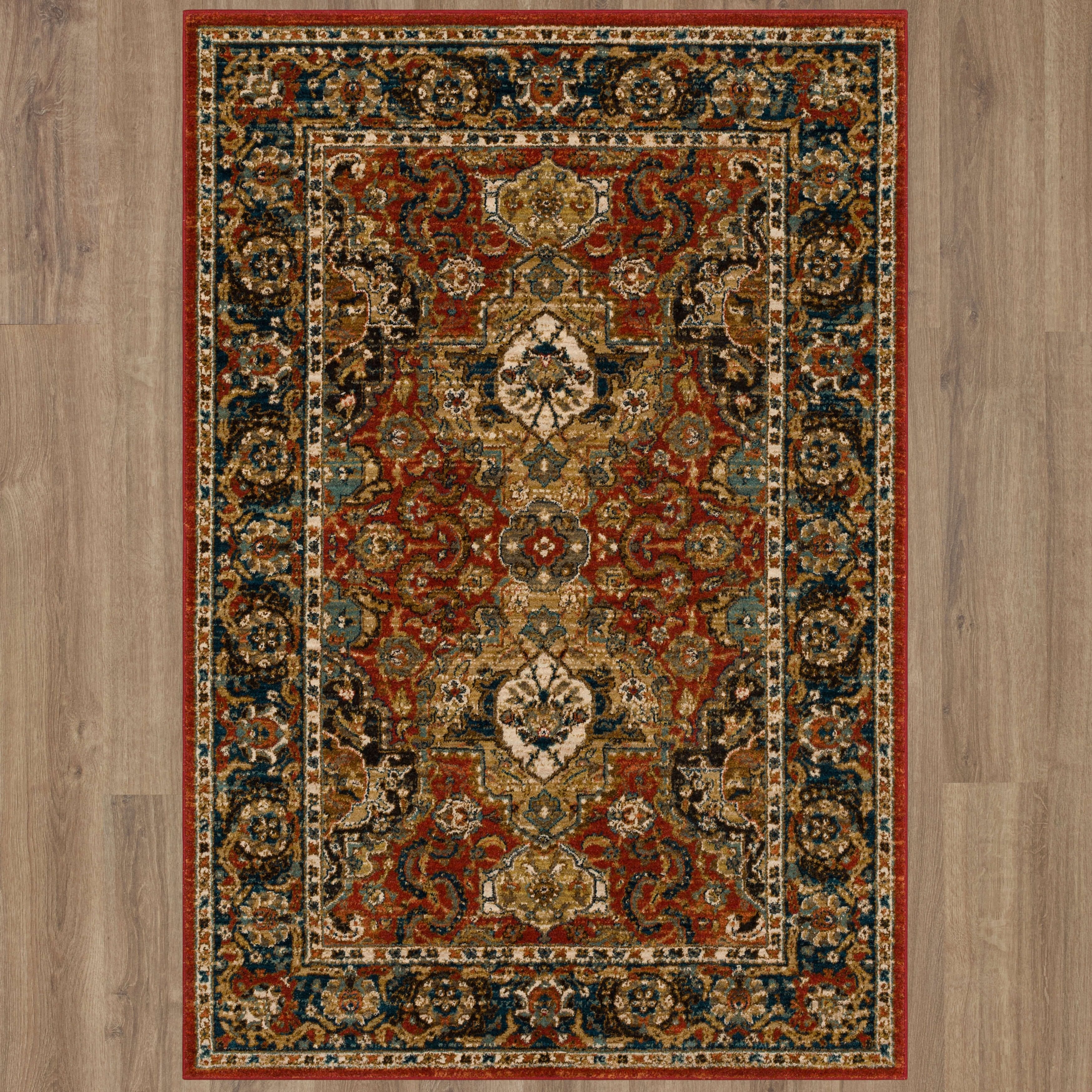 Dhahar Garnet 1' 6" X 1' 6" Karastan Rugs