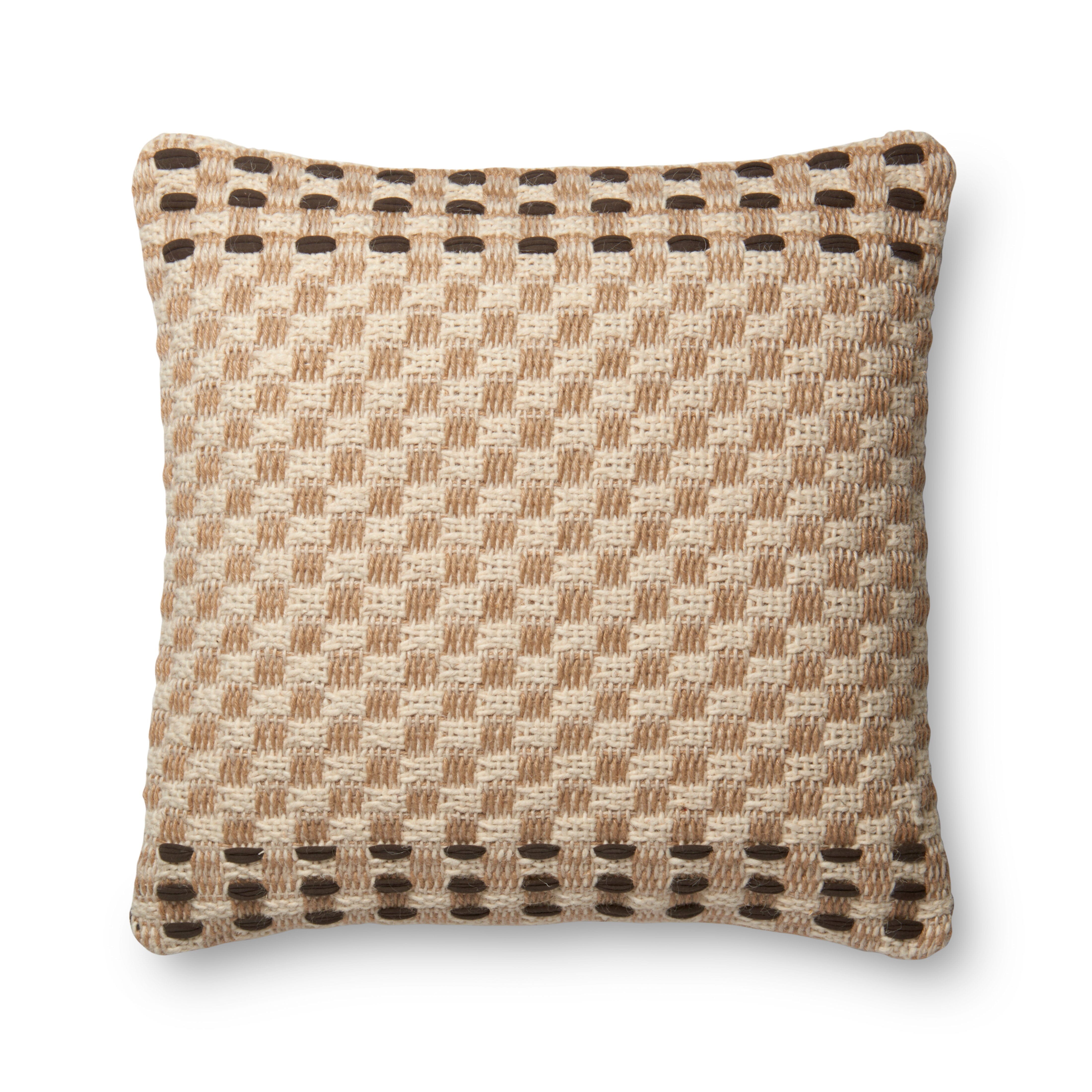 ED Ellen DeGeneres Crafted by Loloi Pillow | Coffee / Multi ED Ellen DeGeneres Crafted by Loloi
