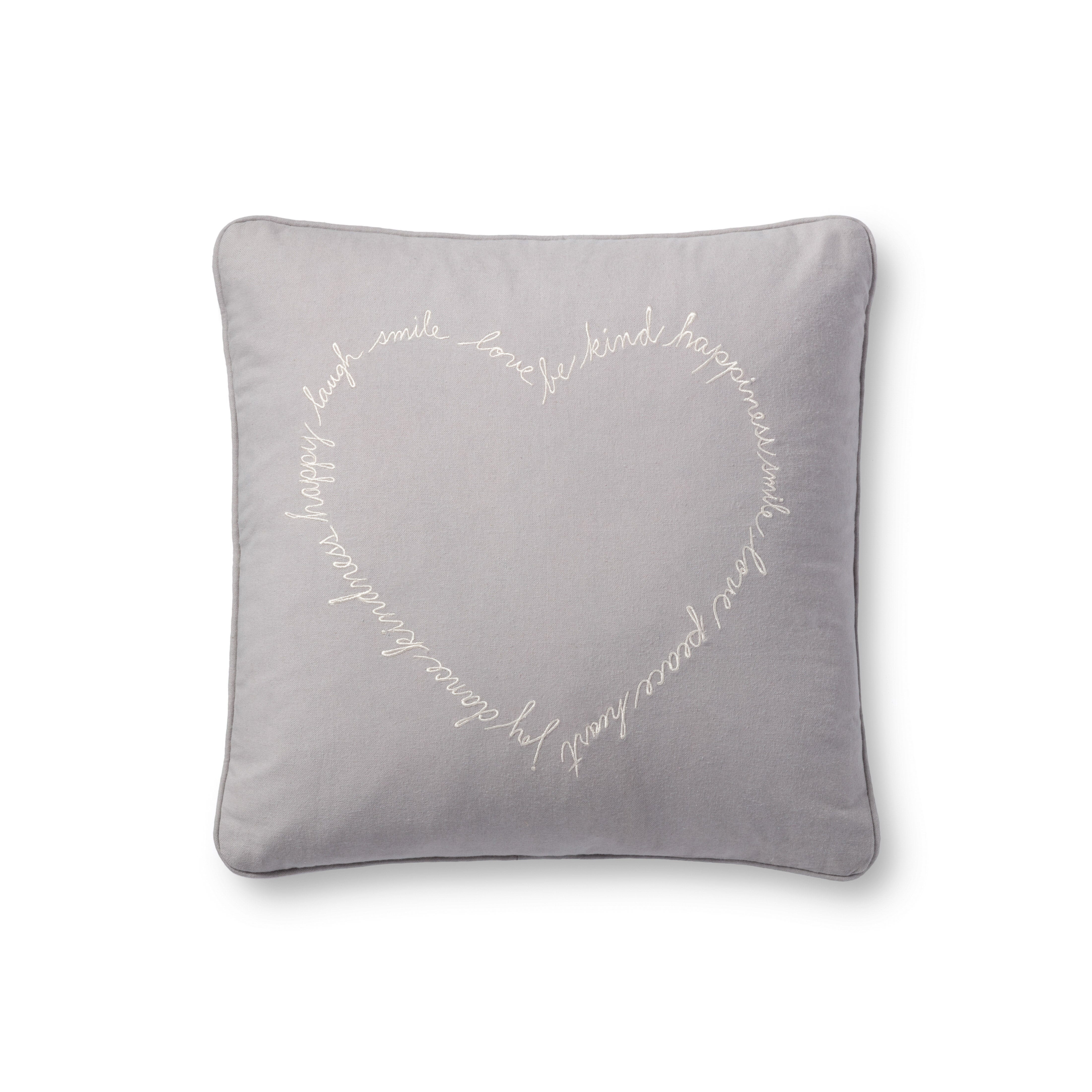 ED Ellen DeGeneres Crafted by Loloi Pillow | Grey ED Ellen DeGeneres Crafted by Loloi