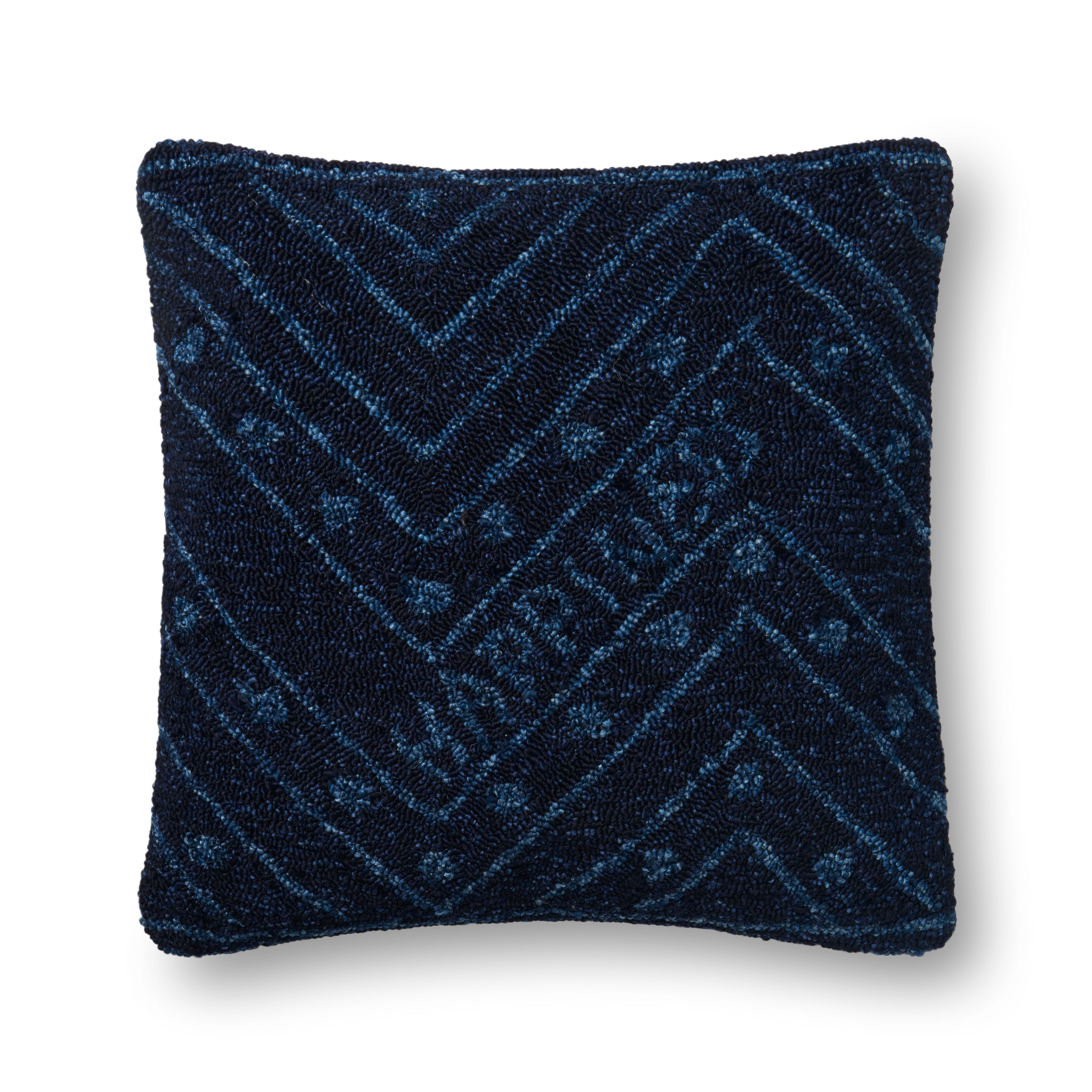 ED Ellen DeGeneres Crafted by Loloi Pillow | Navy ED Ellen DeGeneres Crafted by Loloi