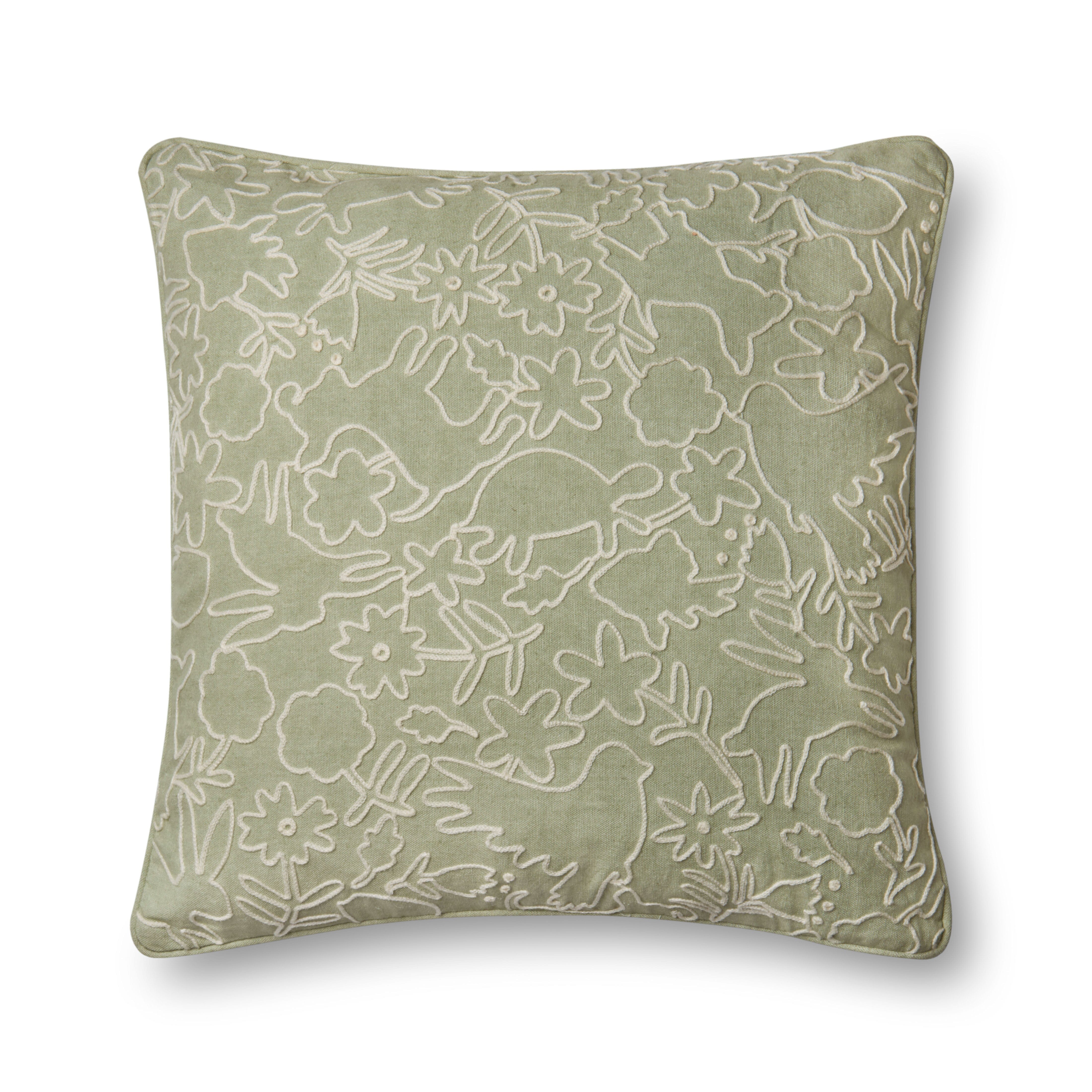 ED Ellen DeGeneres Crafted by Loloi Pillow | Sage ED Ellen DeGeneres Crafted by Loloi