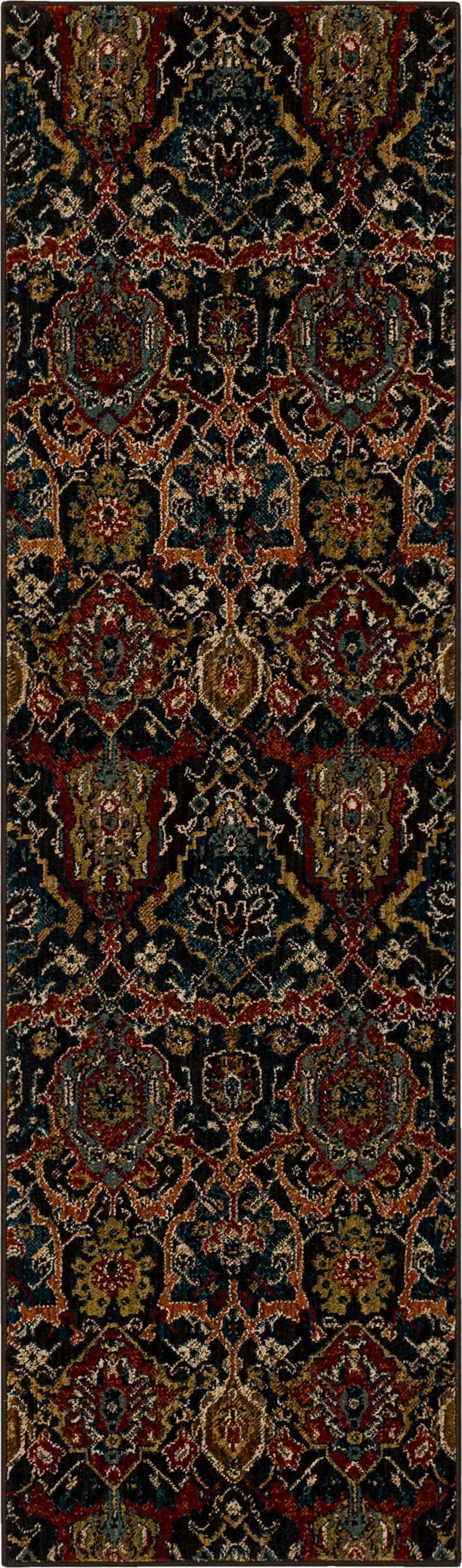 Glenmore Charcoal 2' 4" X 7' 10" Karastan Rugs