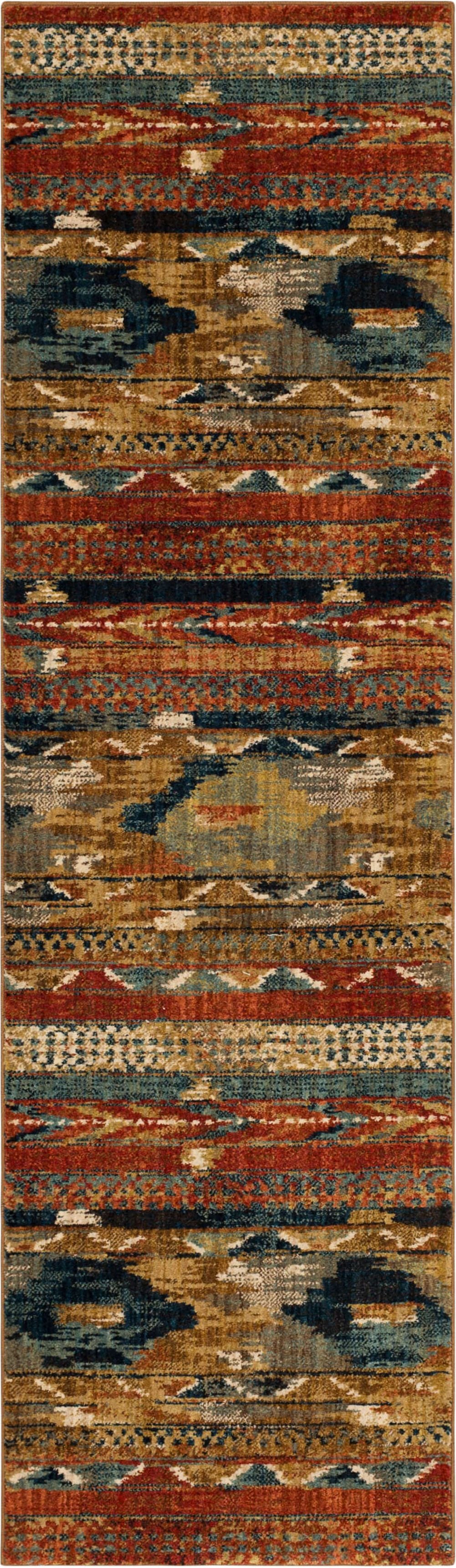 Infused Aquamarine 2' 4" X 7' 10" Karastan Rugs