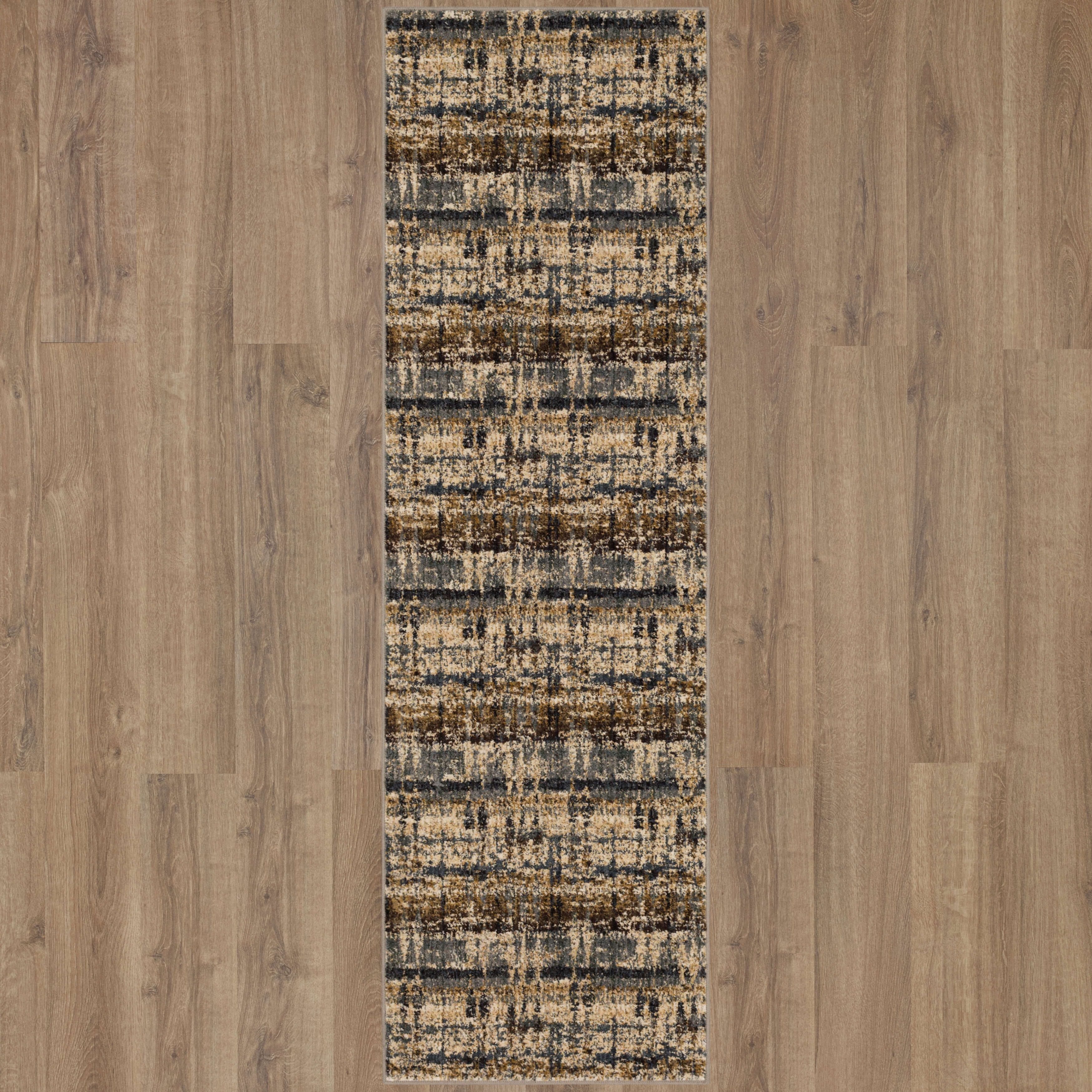 Kaleidoscopic Denim 2' 4" X 7' 10" Karastan Rugs