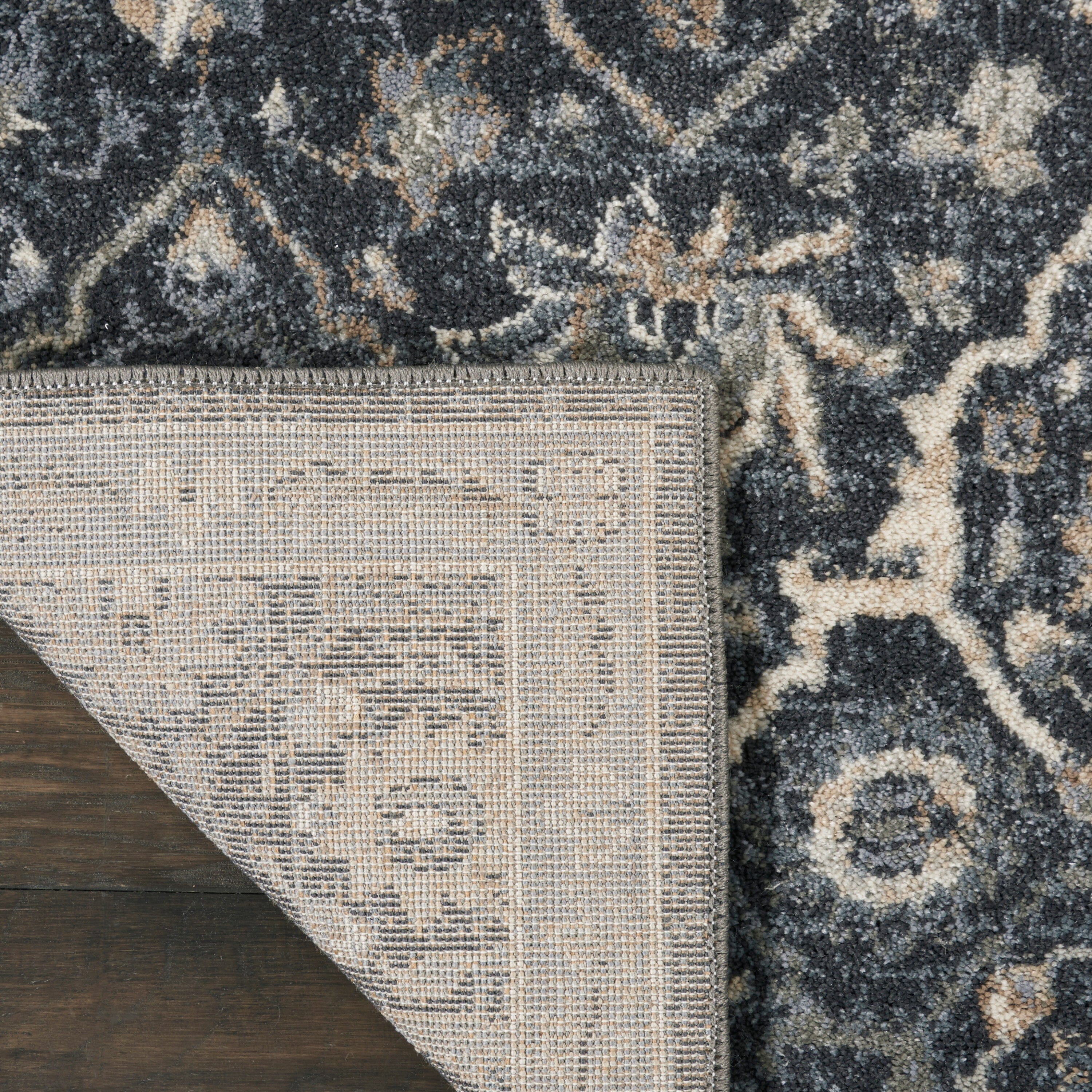 kathy ireland Home Moroccan Celebration 2'2" x 3'9" Navy Vintage Indoor Rug Rug kathy ireland Home