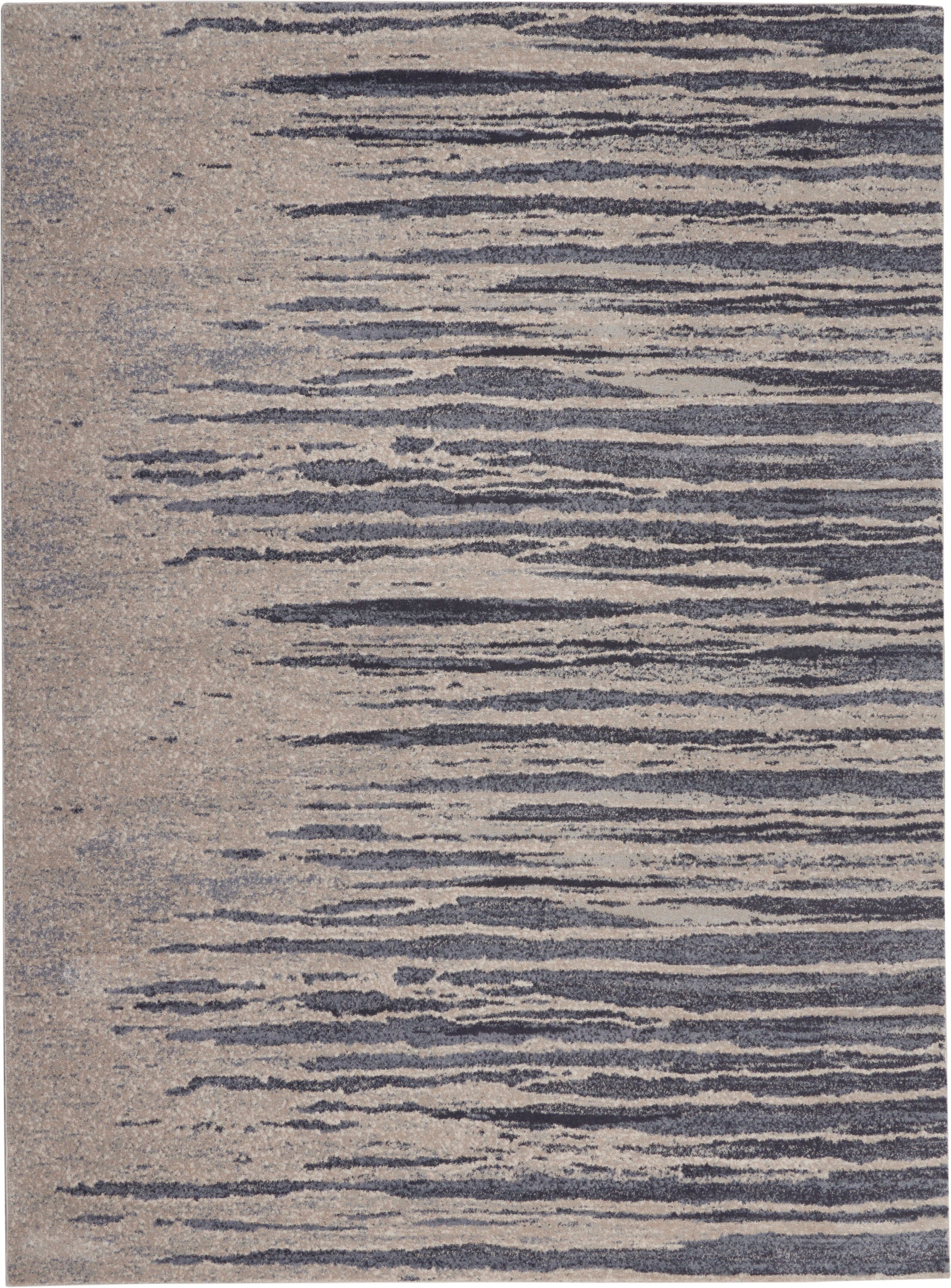 kathy ireland Home Moroccan Celebration 9'3" x 12'9" Blue/Beige Modern Indoor Rug Rug kathy ireland Home