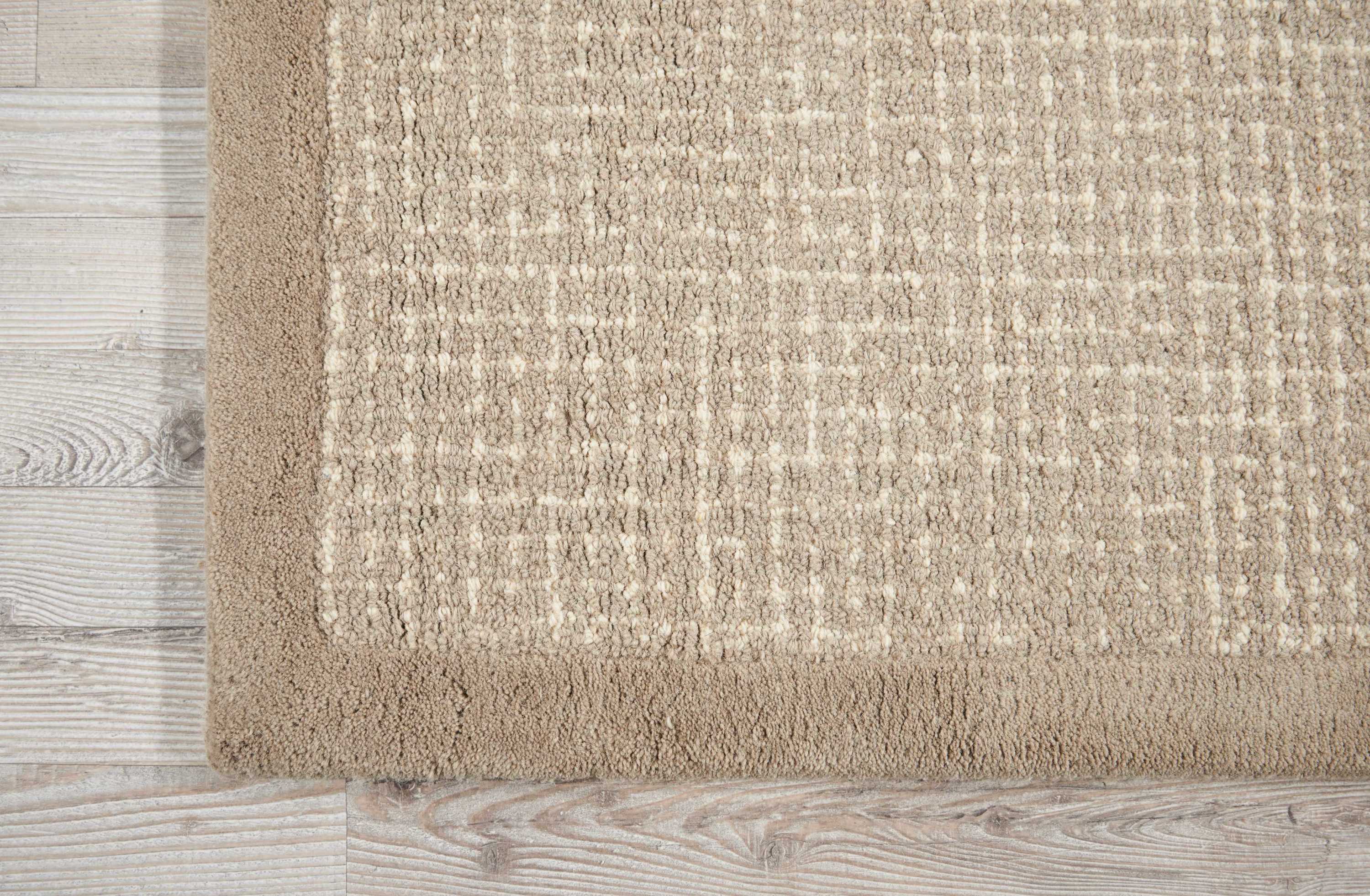 kathy ireland Home River Brook 7'9" x 9'9" Taupe/Ivory Modern Indoor Rug Rug kathy ireland Home