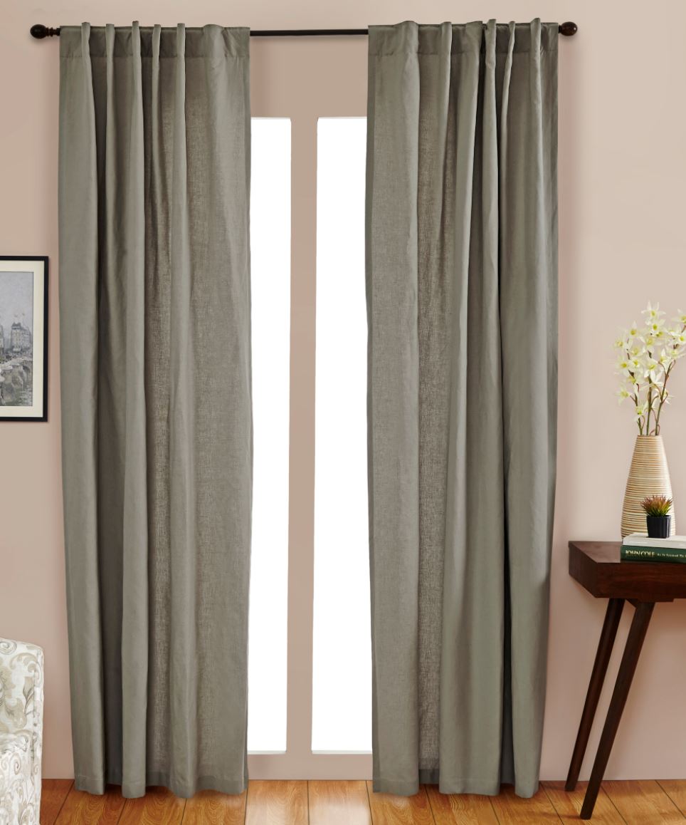 Linen Cotton Blend Curtain Panel Curtains Huck and Peck Furniture Store | Chattanooga, TN