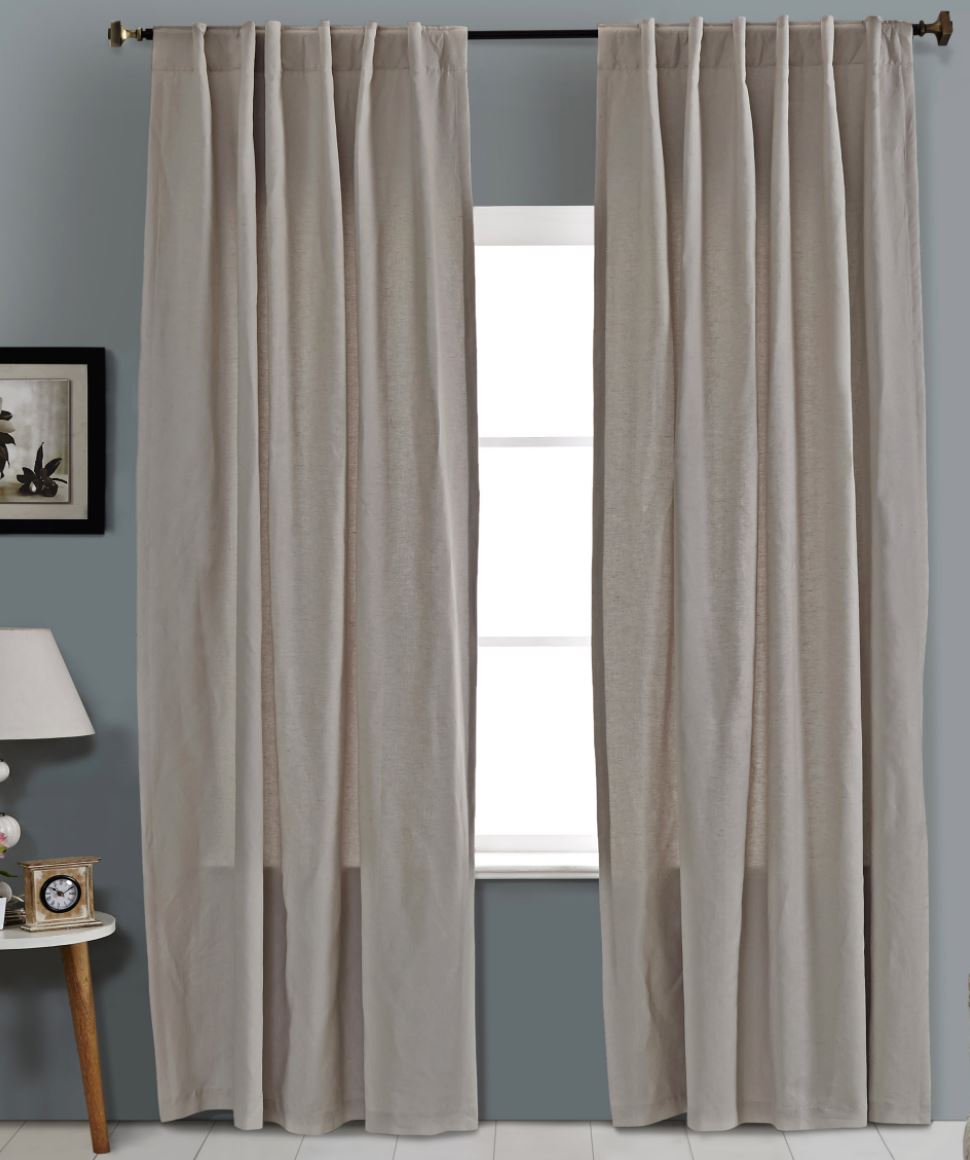 Linen Cotton Blend Curtain Panel Curtains Huck and Peck Furniture Store | Chattanooga, TN
