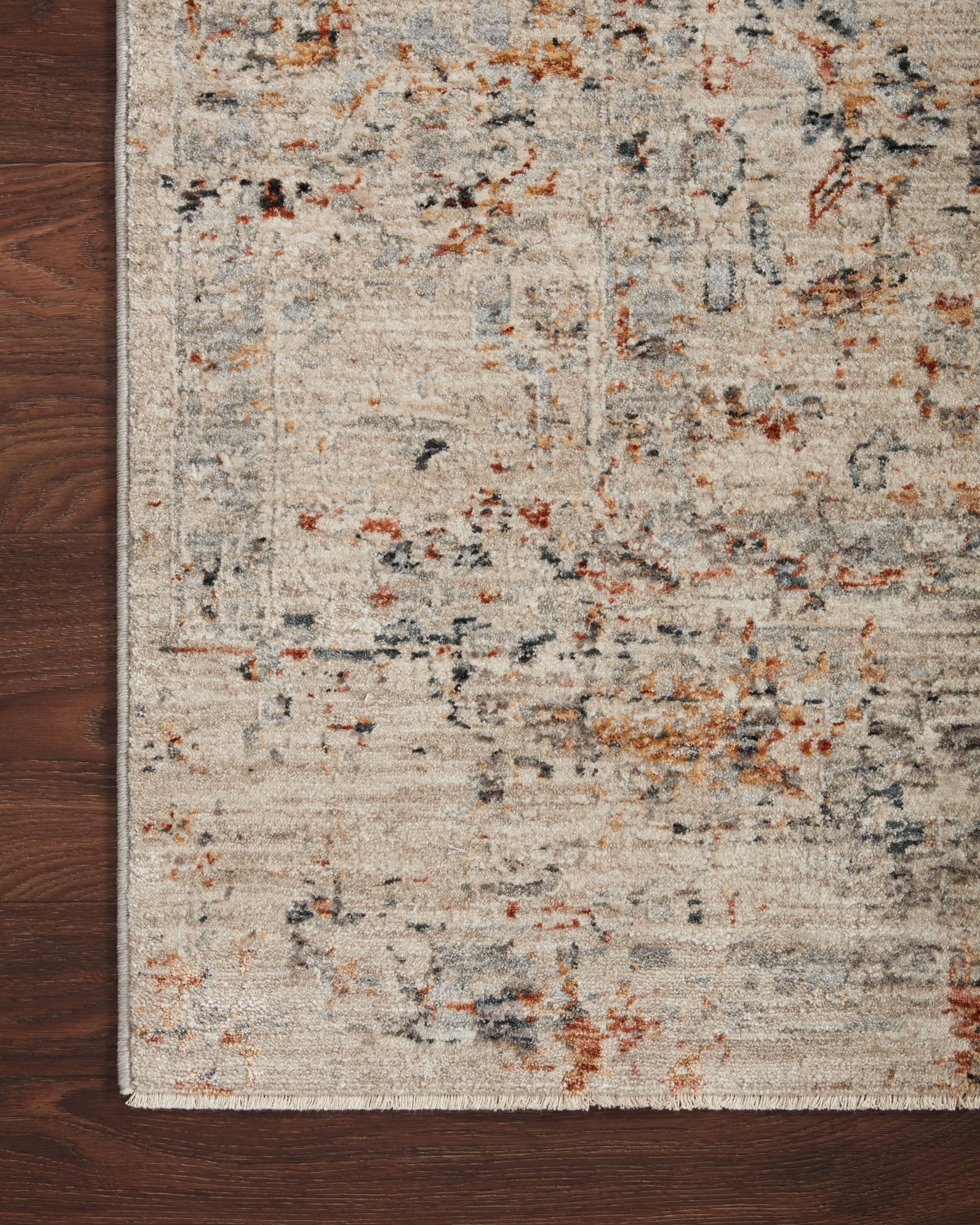 Loloi Axel Rug | Silver / Spice Loloi