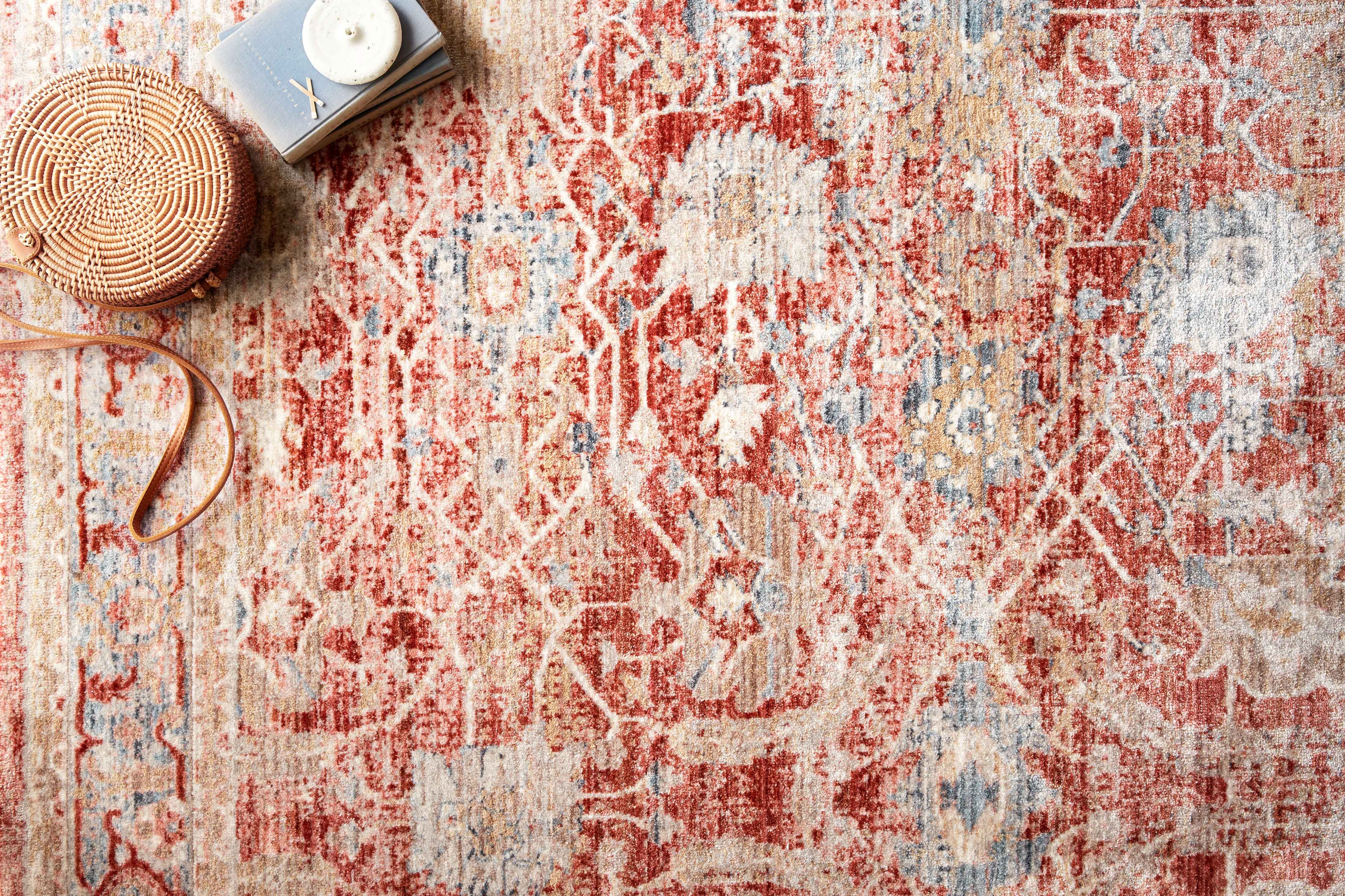 Loloi Claire Rug | Red / Ivory Loloi