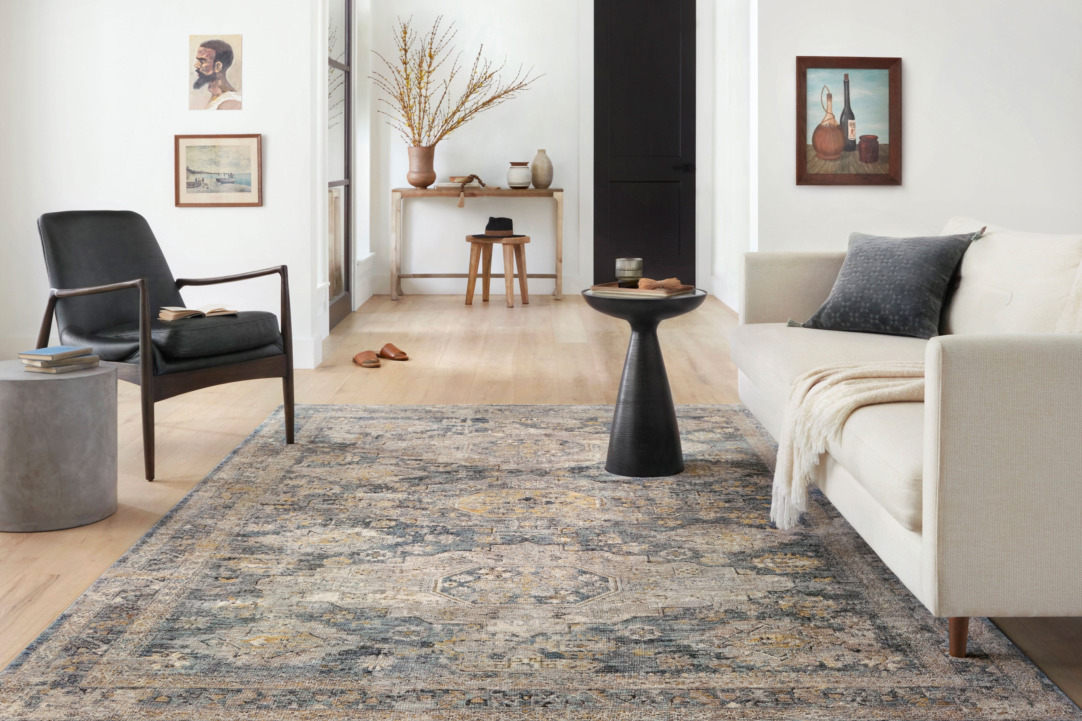 Loloi Gaia Rug | Denim / Taupe Loloi