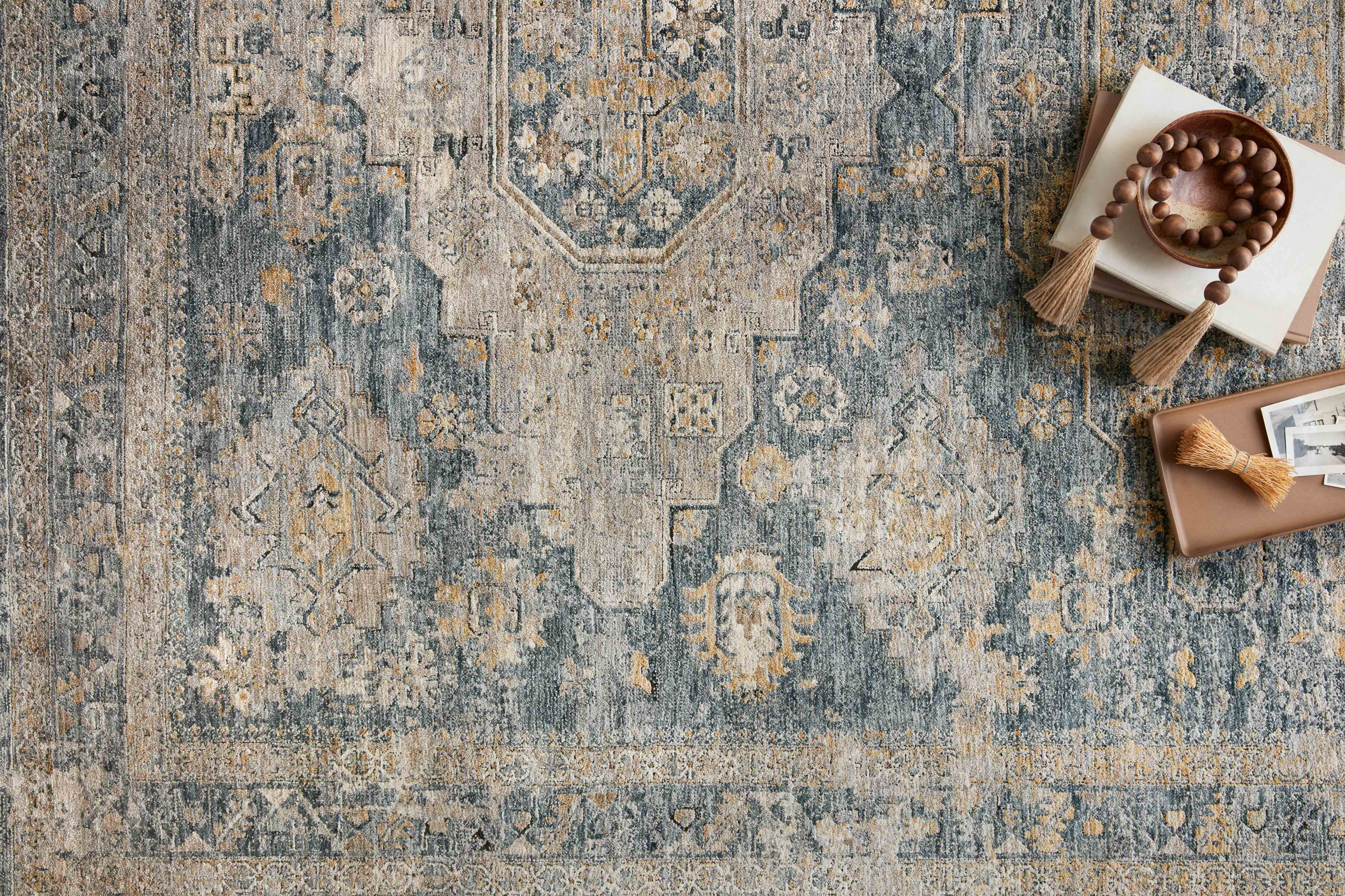 Loloi Gaia Rug | Denim / Taupe Loloi