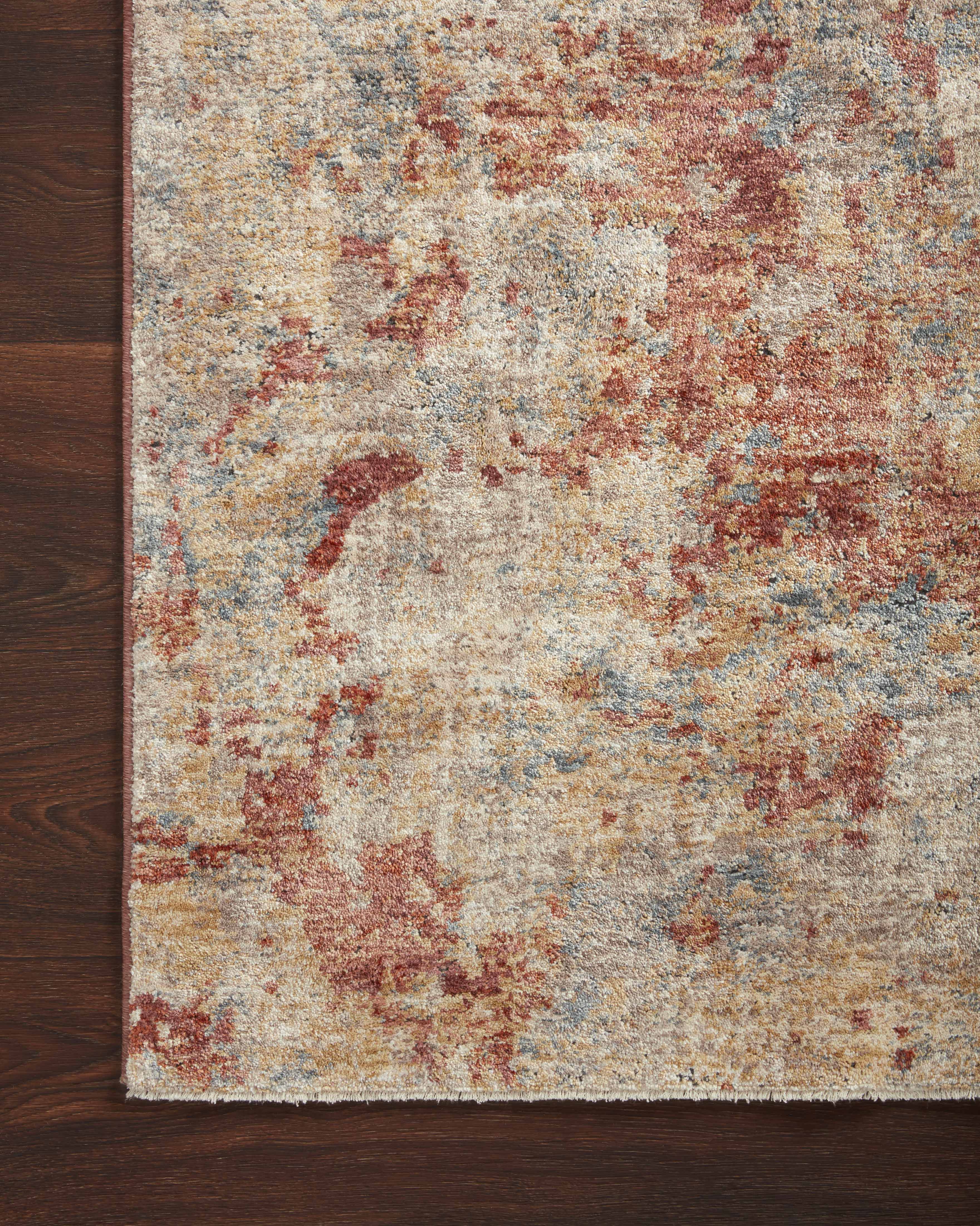 Loloi Gaia Rug | Taupe / Brick Loloi