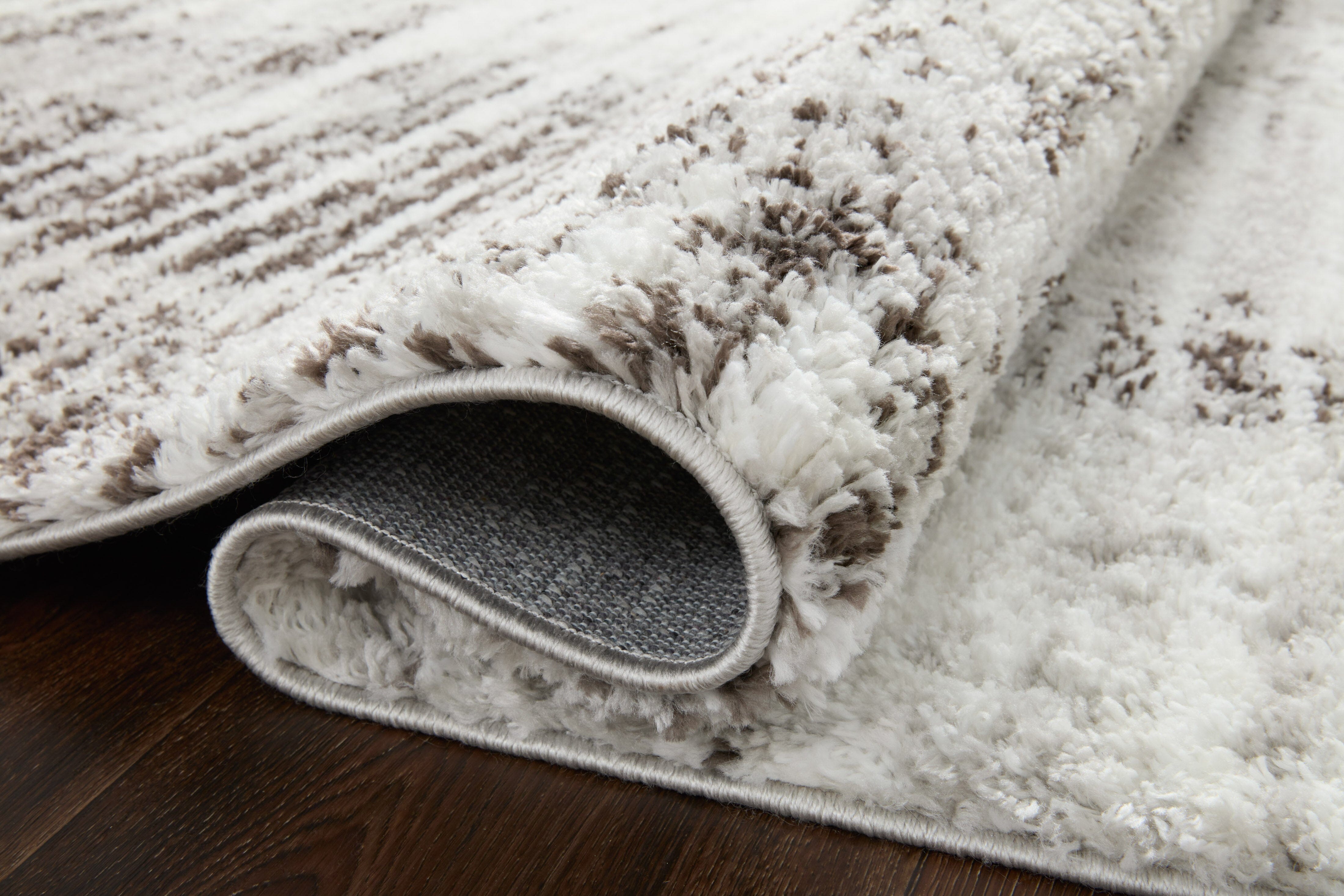 Loloi II Bliss Shag Rug | Grey / Cream Loloi