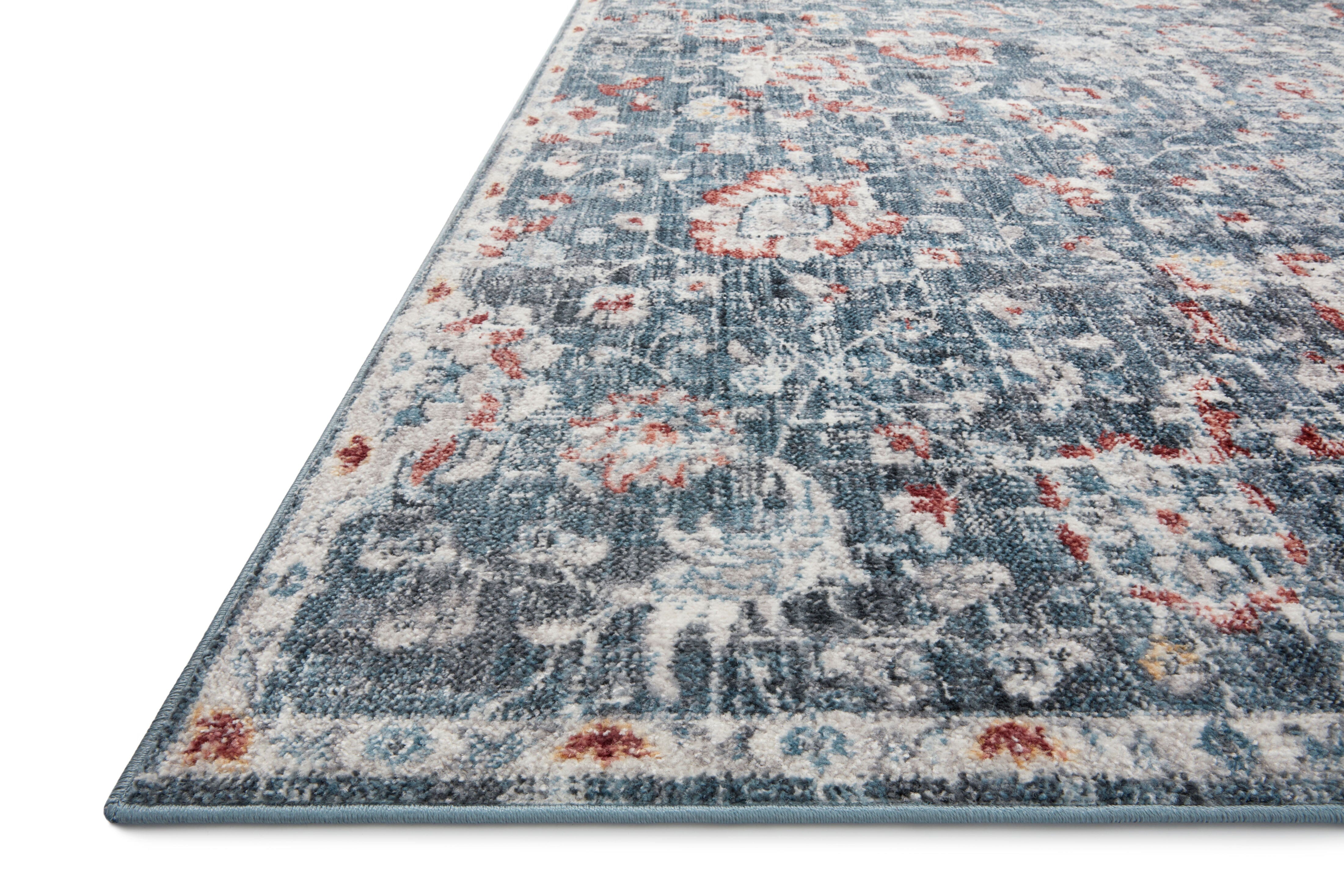 Loloi II Cassandra Rug | Blue / Rust Loloi