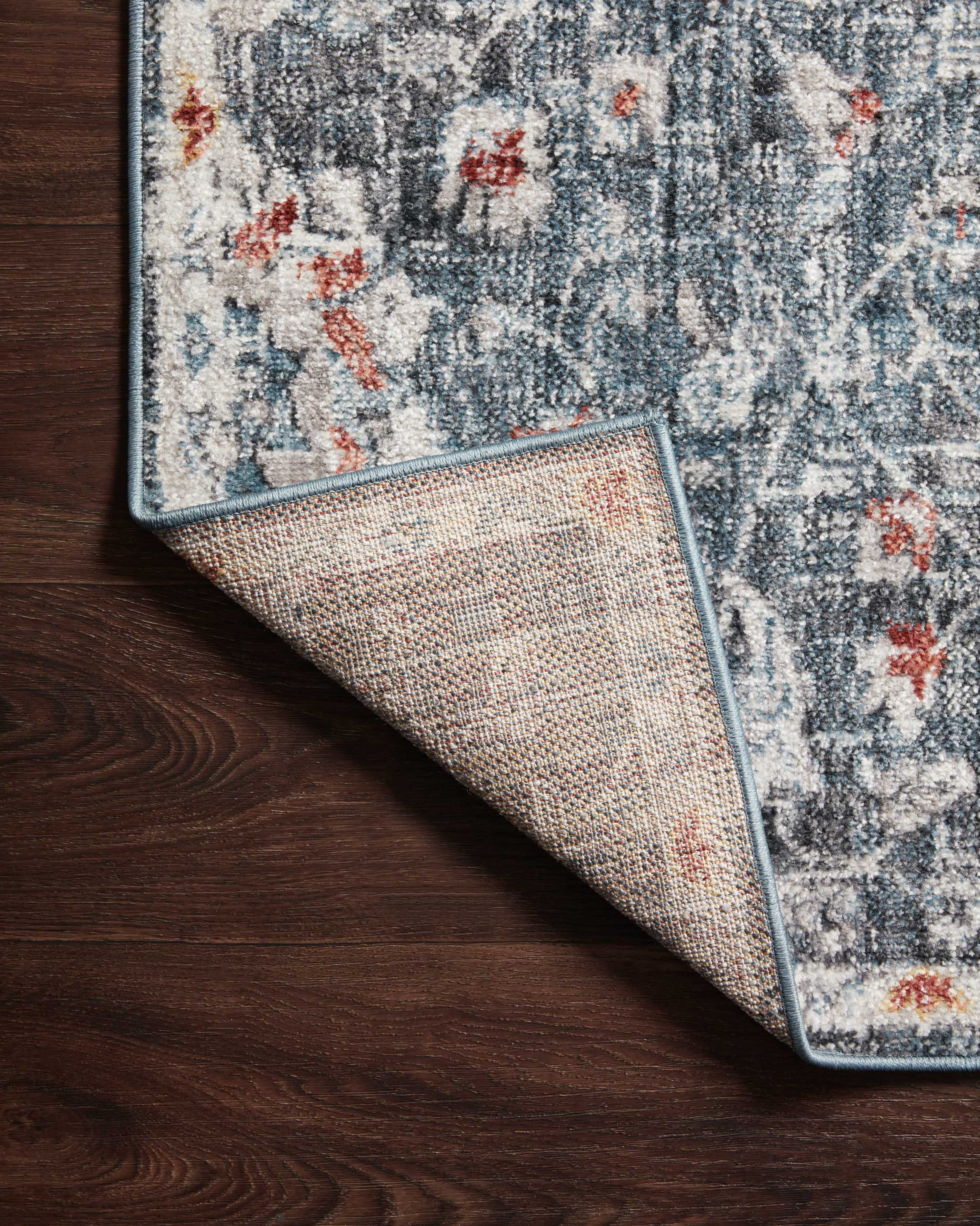 Loloi II Cassandra Rug | Blue / Rust Loloi