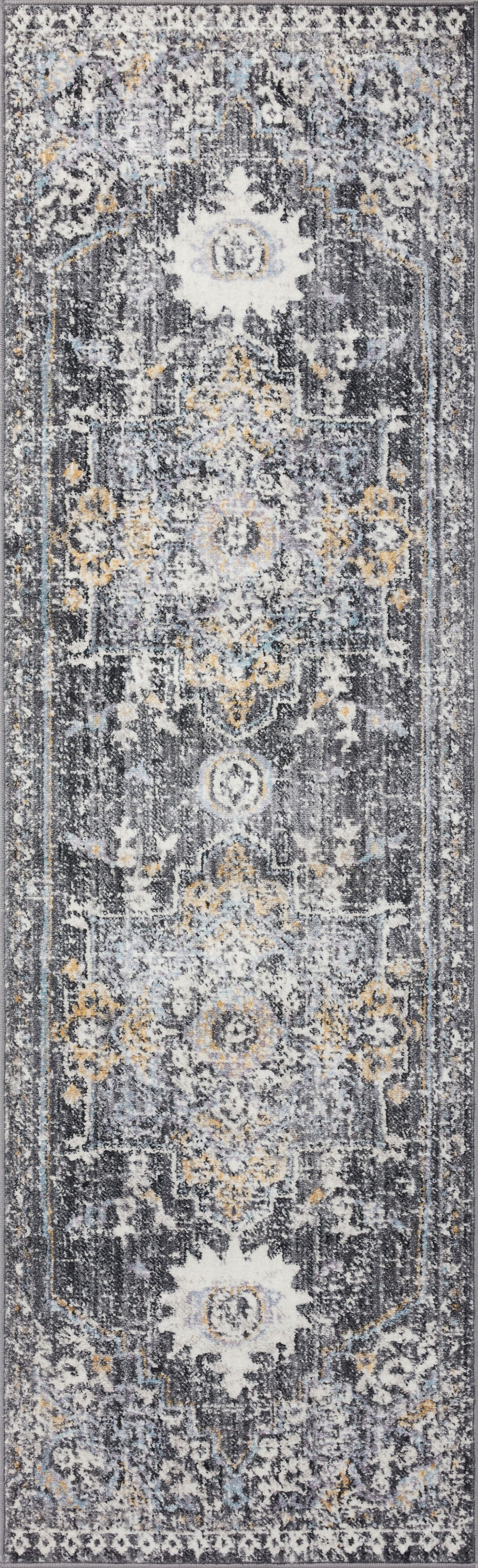 Loloi II Cassandra Rug | Charcoal / Gold Loloi