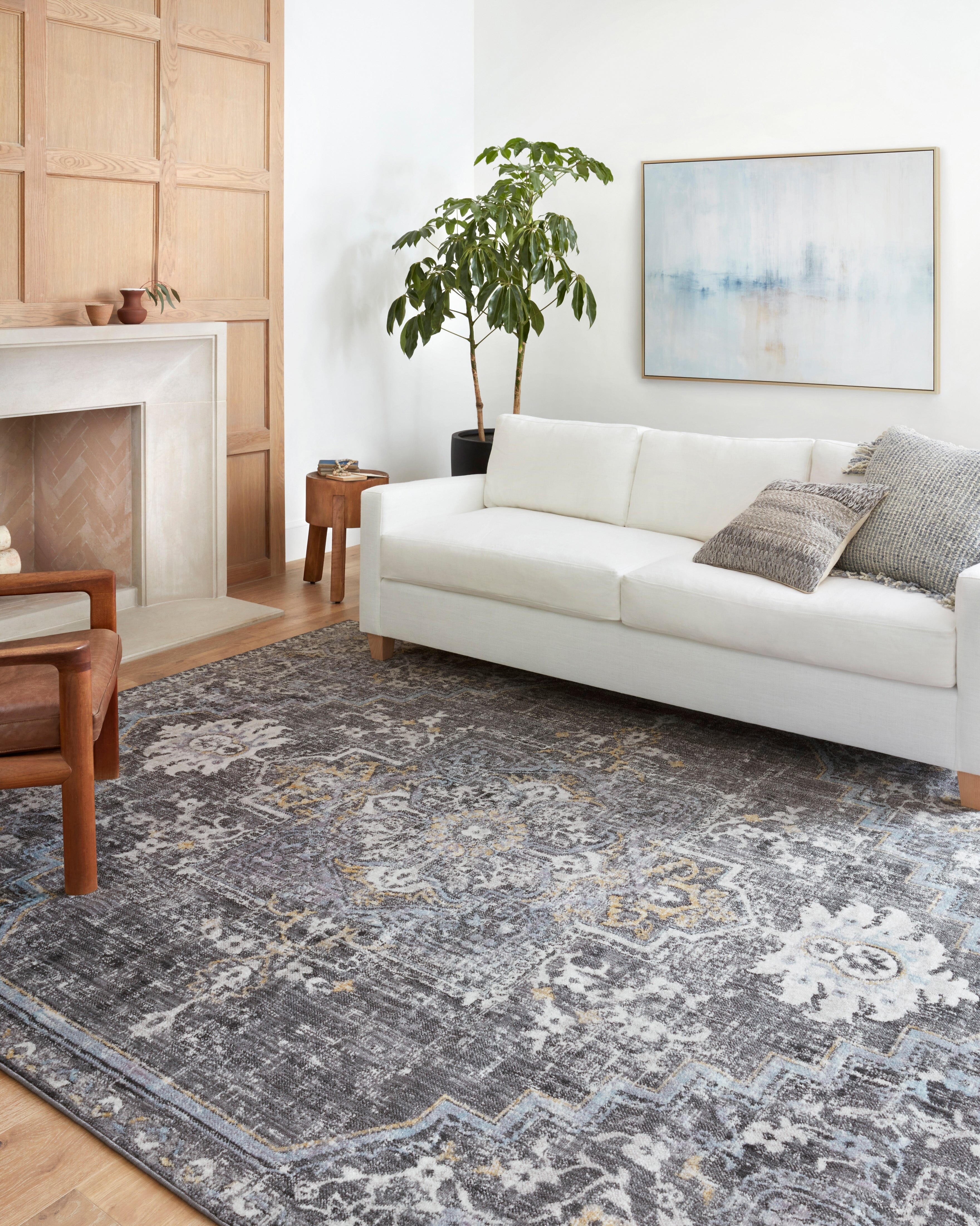 Loloi II Cassandra Rug | Charcoal / Gold Loloi