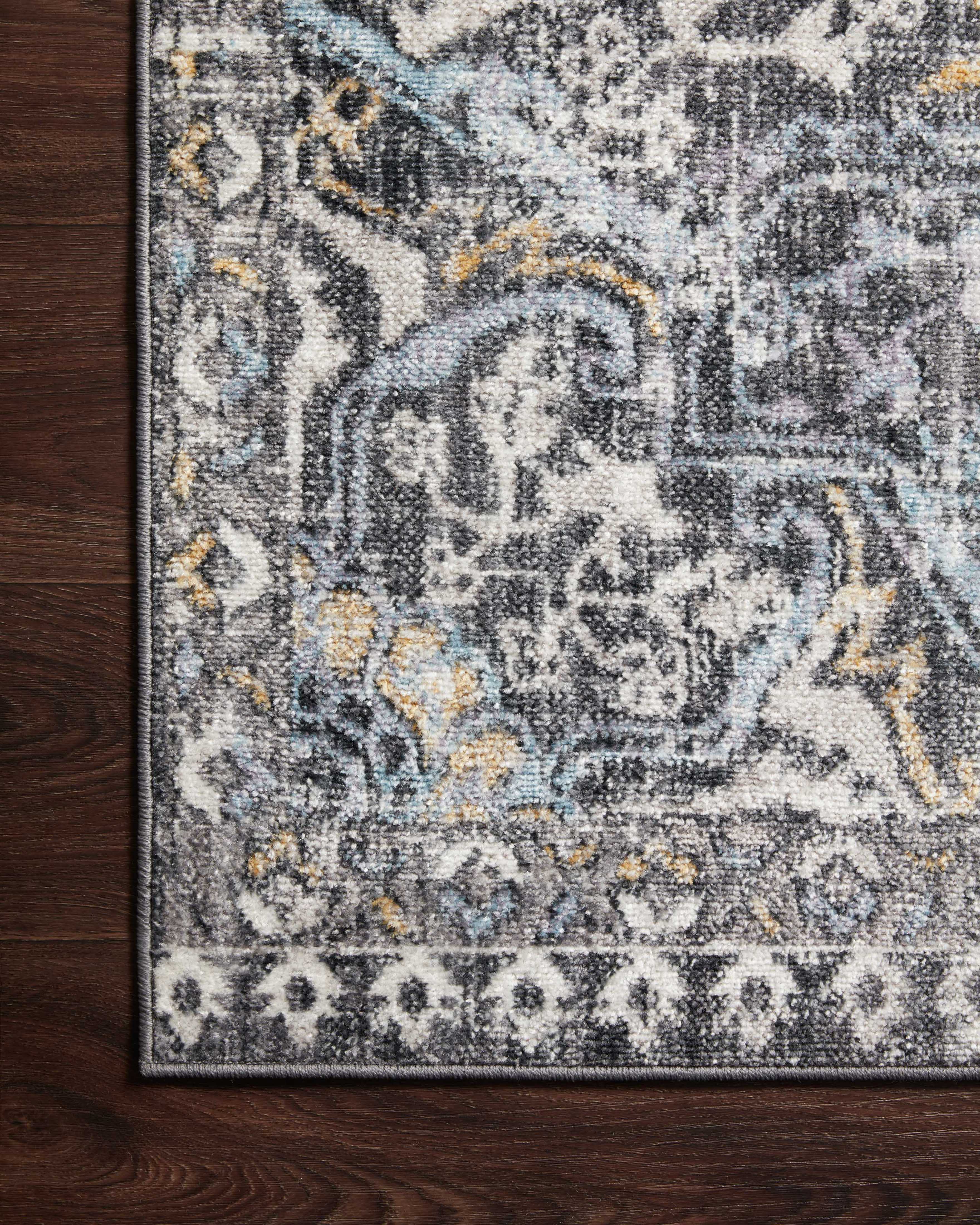 Loloi II Cassandra Rug | Charcoal / Gold Loloi