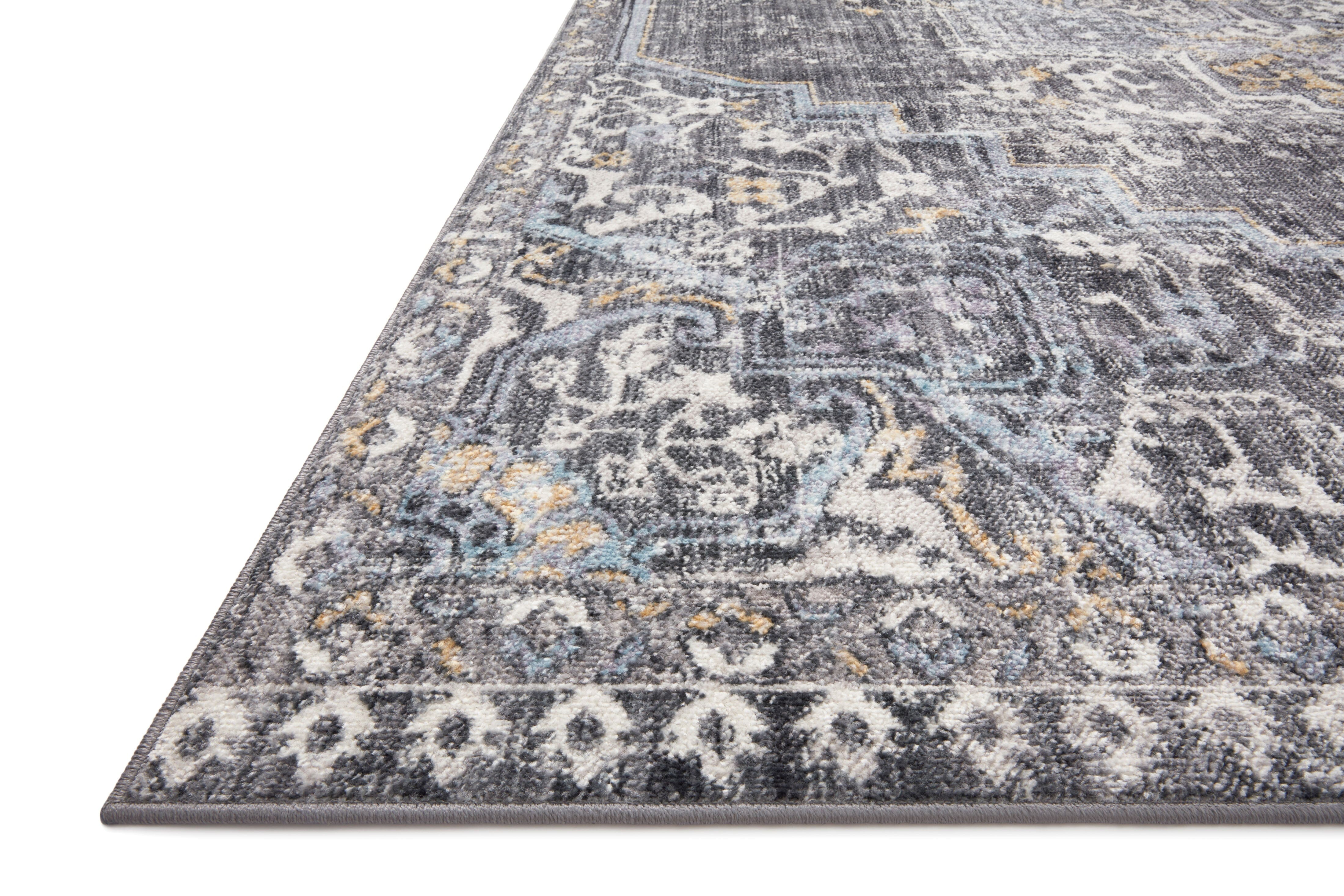 Loloi II Cassandra Rug | Charcoal / Gold Loloi