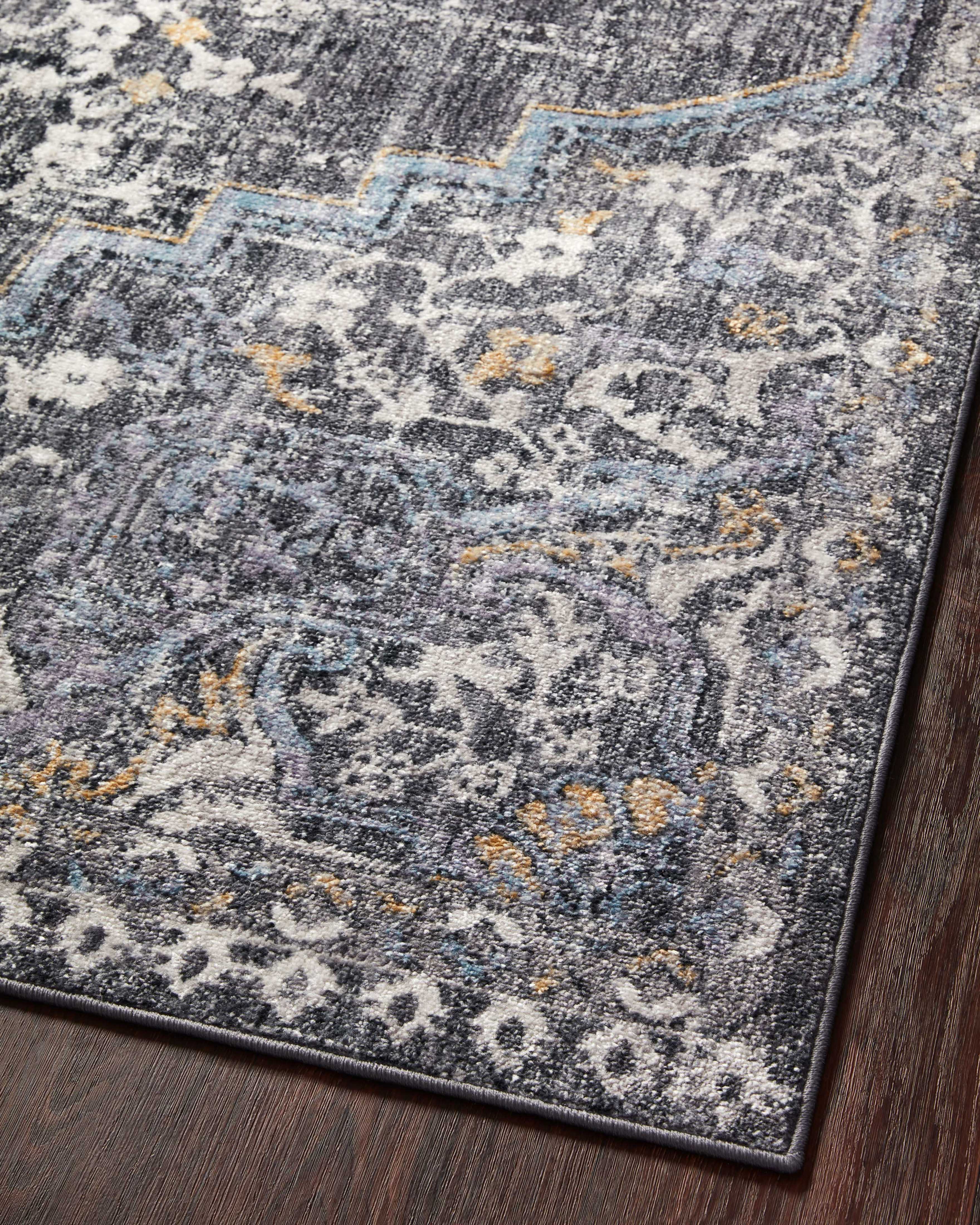 Loloi II Cassandra Rug | Charcoal / Gold Loloi