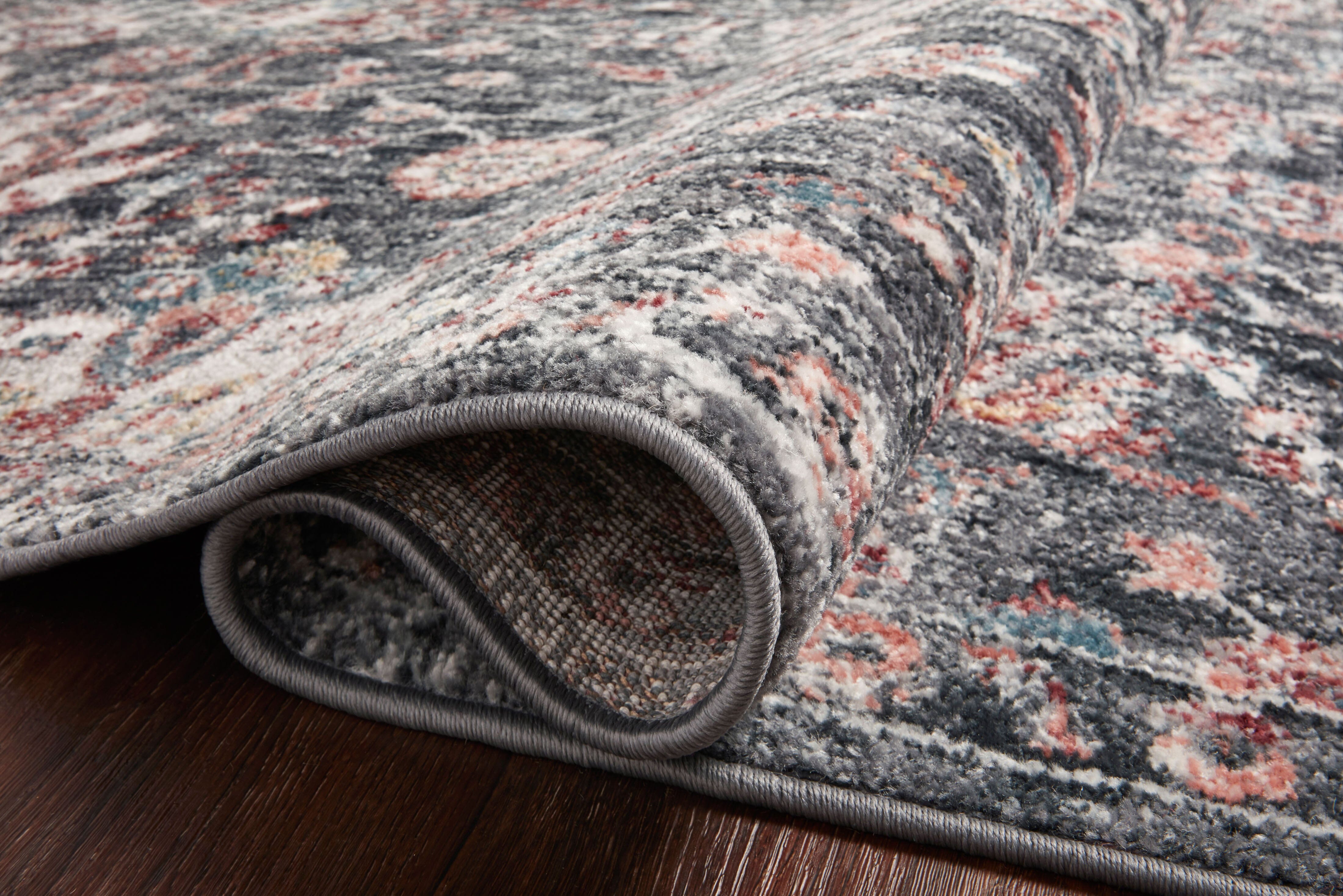 Loloi II Cassandra Rug | Charcoal / Rust Loloi