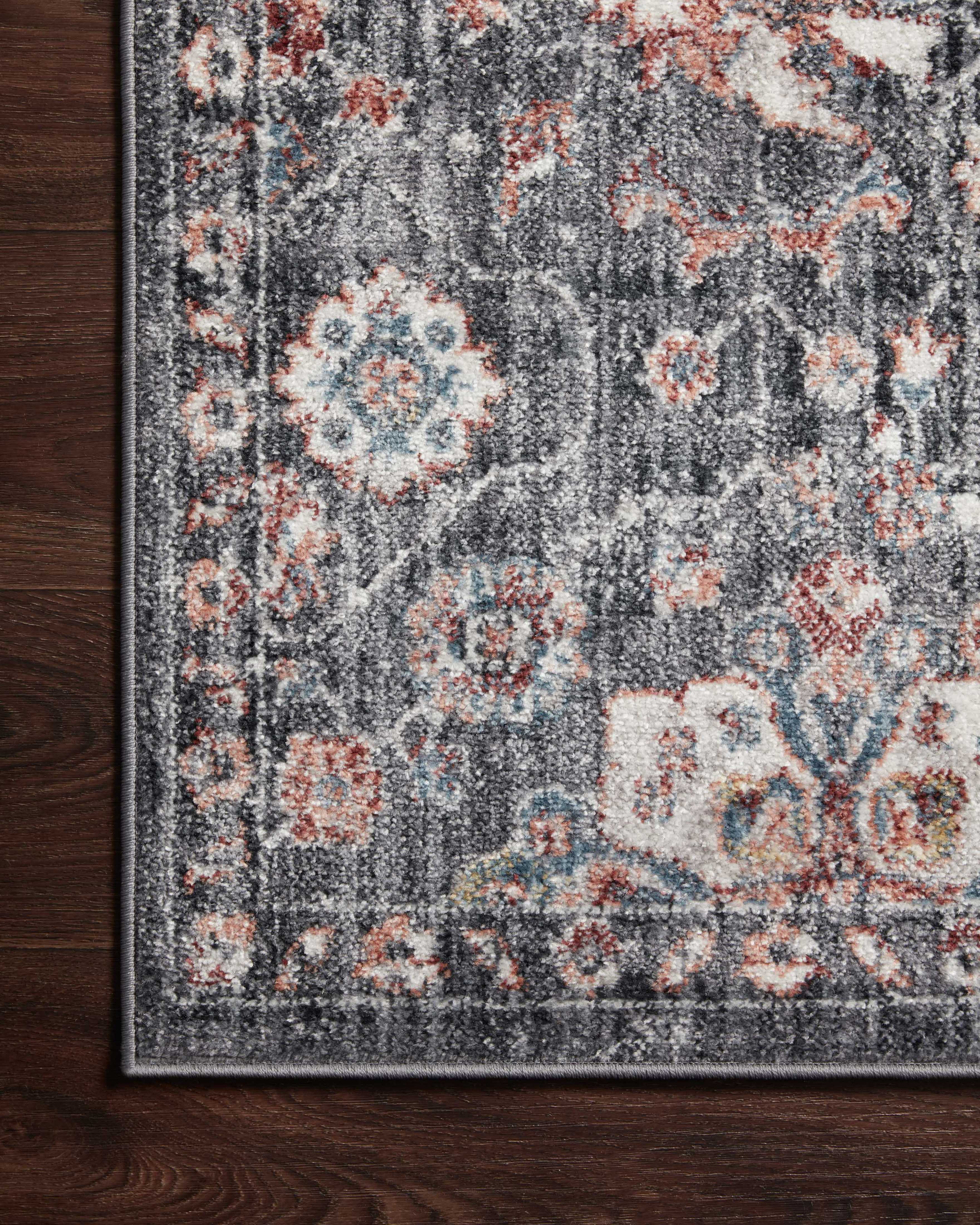 Loloi II Cassandra Rug | Charcoal / Rust Loloi