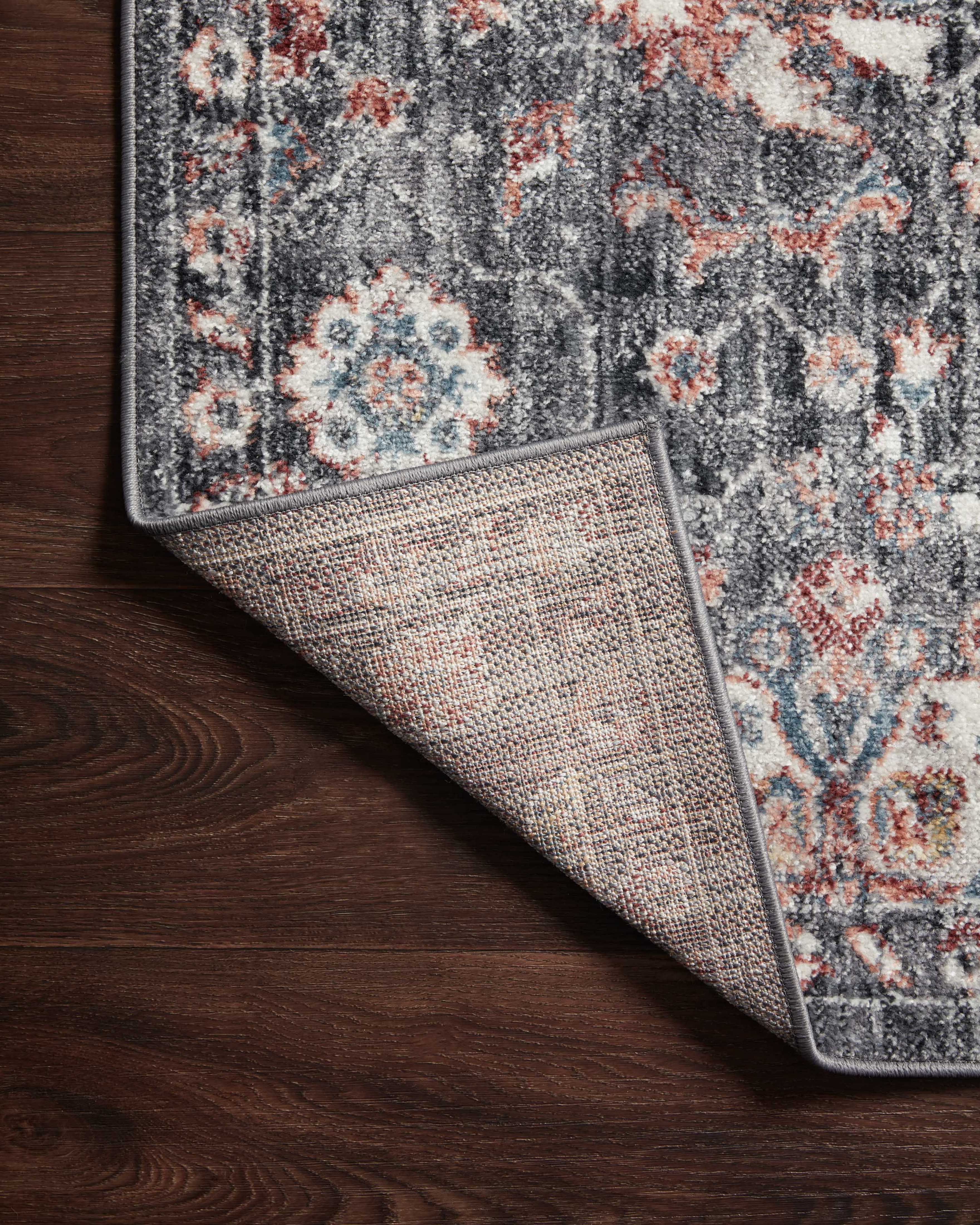 Loloi II Cassandra Rug | Charcoal / Rust Loloi