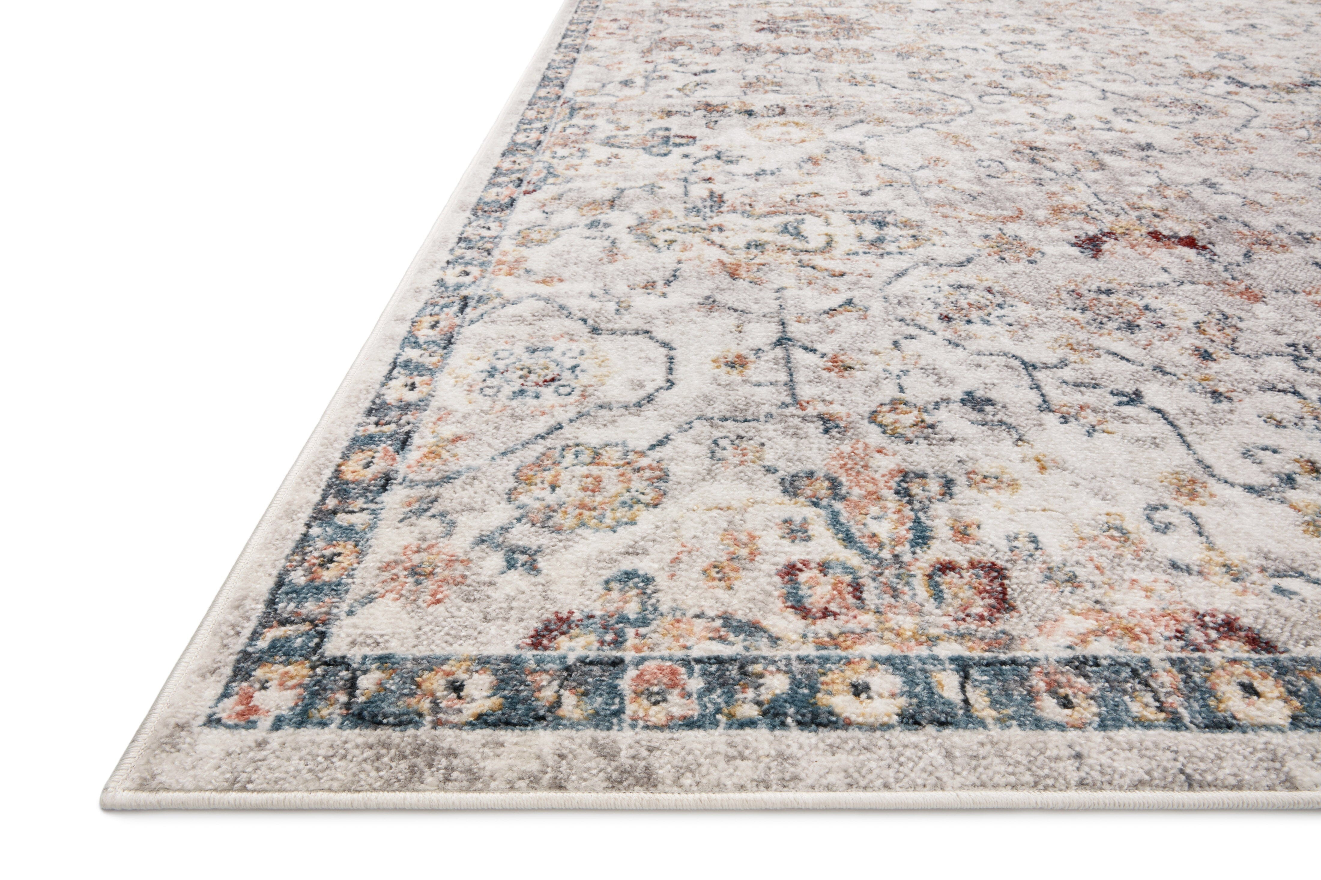 Loloi II Cassandra Rug | Dove / Navy Loloi