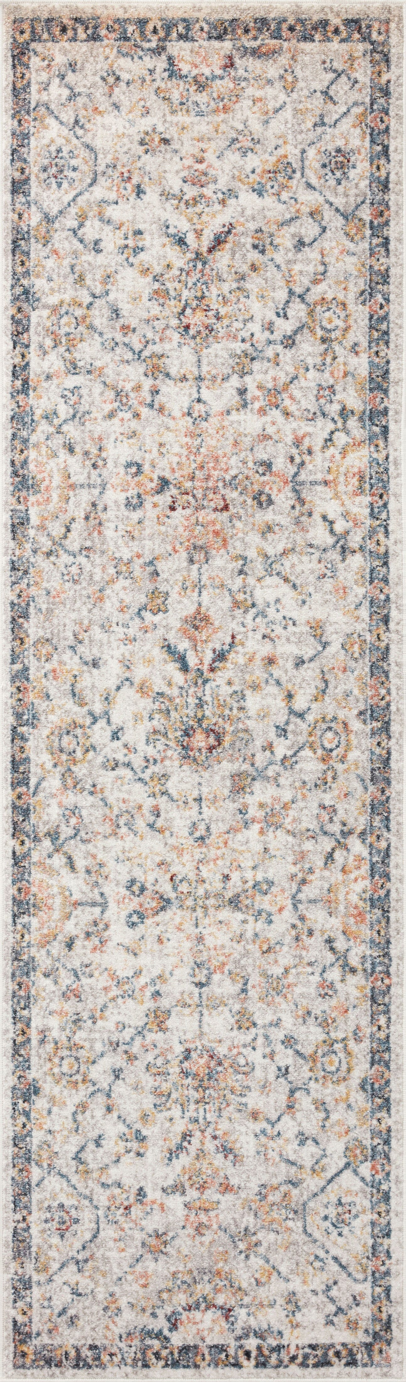 Loloi II Cassandra Rug | Dove / Navy Loloi