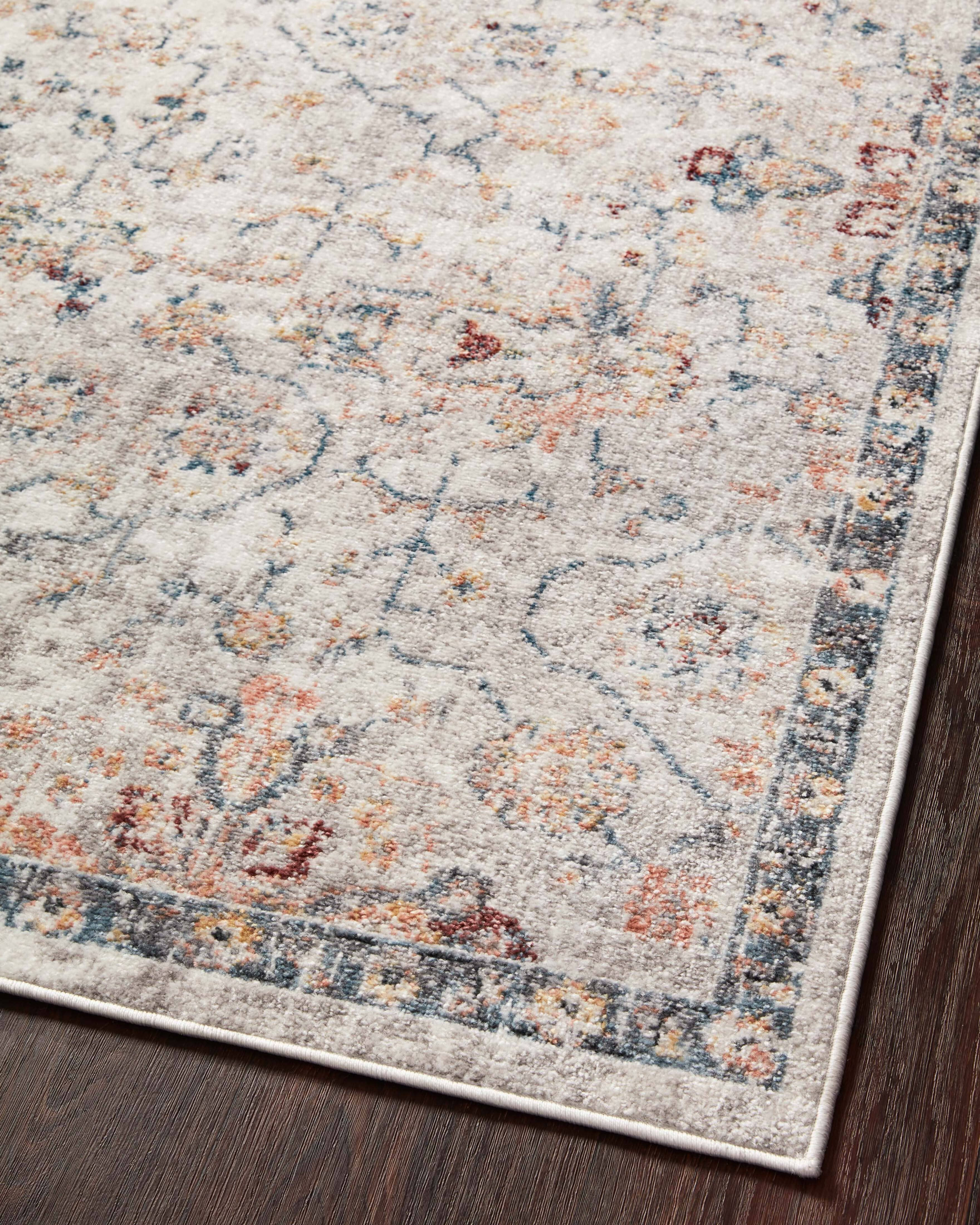 Loloi II Cassandra Rug | Dove / Navy Loloi