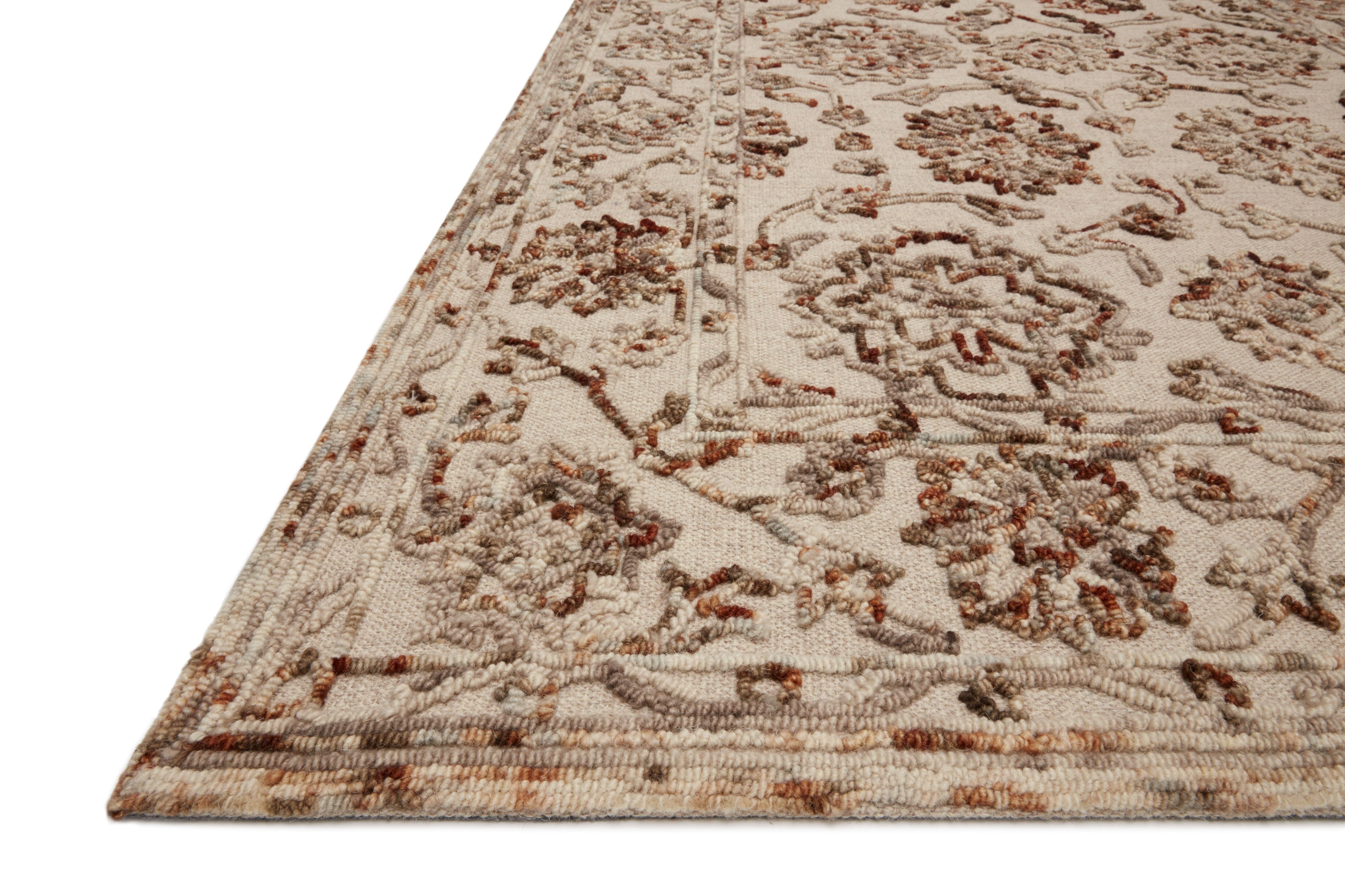 Loloi II Halle Rug | Taupe / Rust Loloi