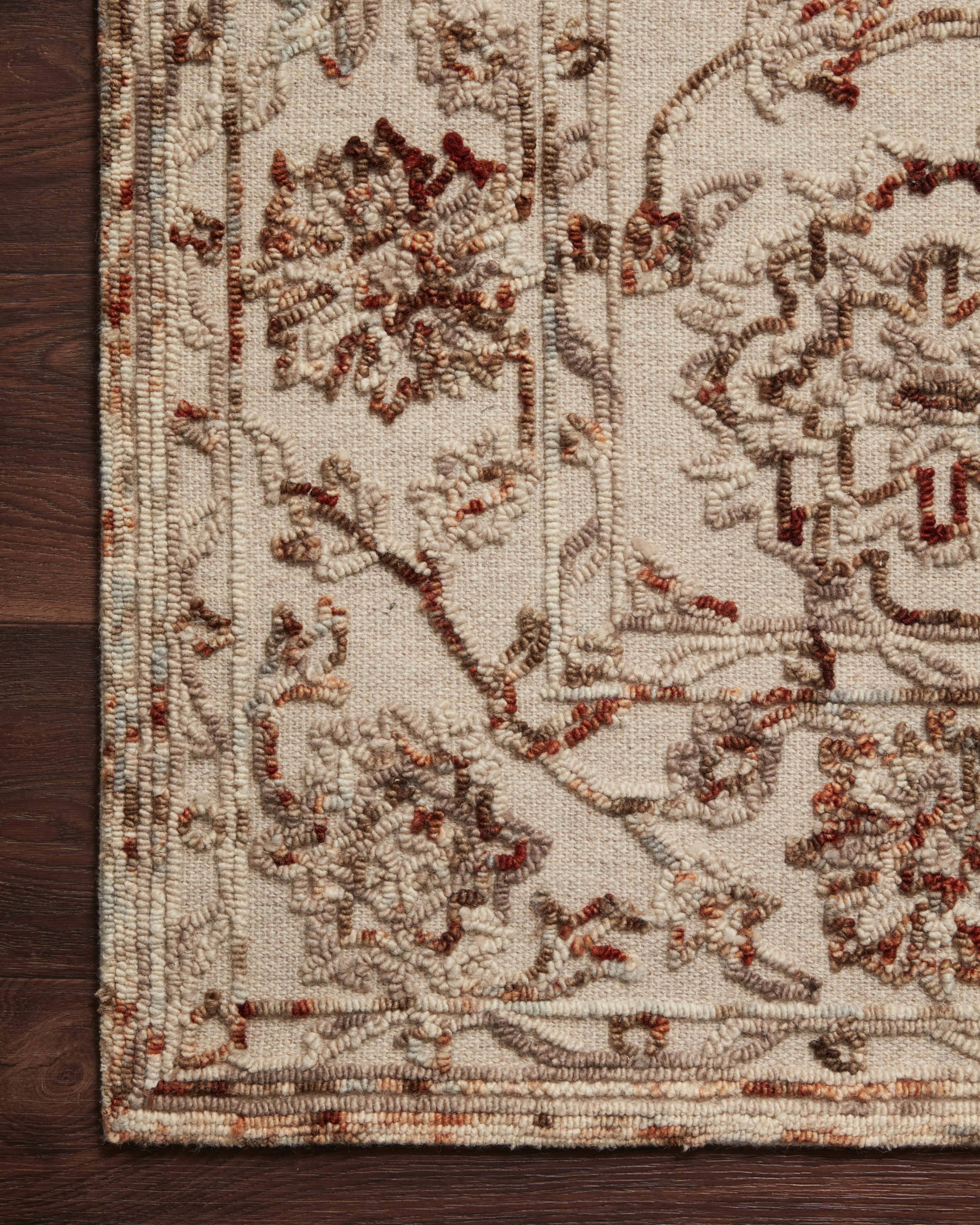 Loloi II Halle Rug | Taupe / Rust Loloi