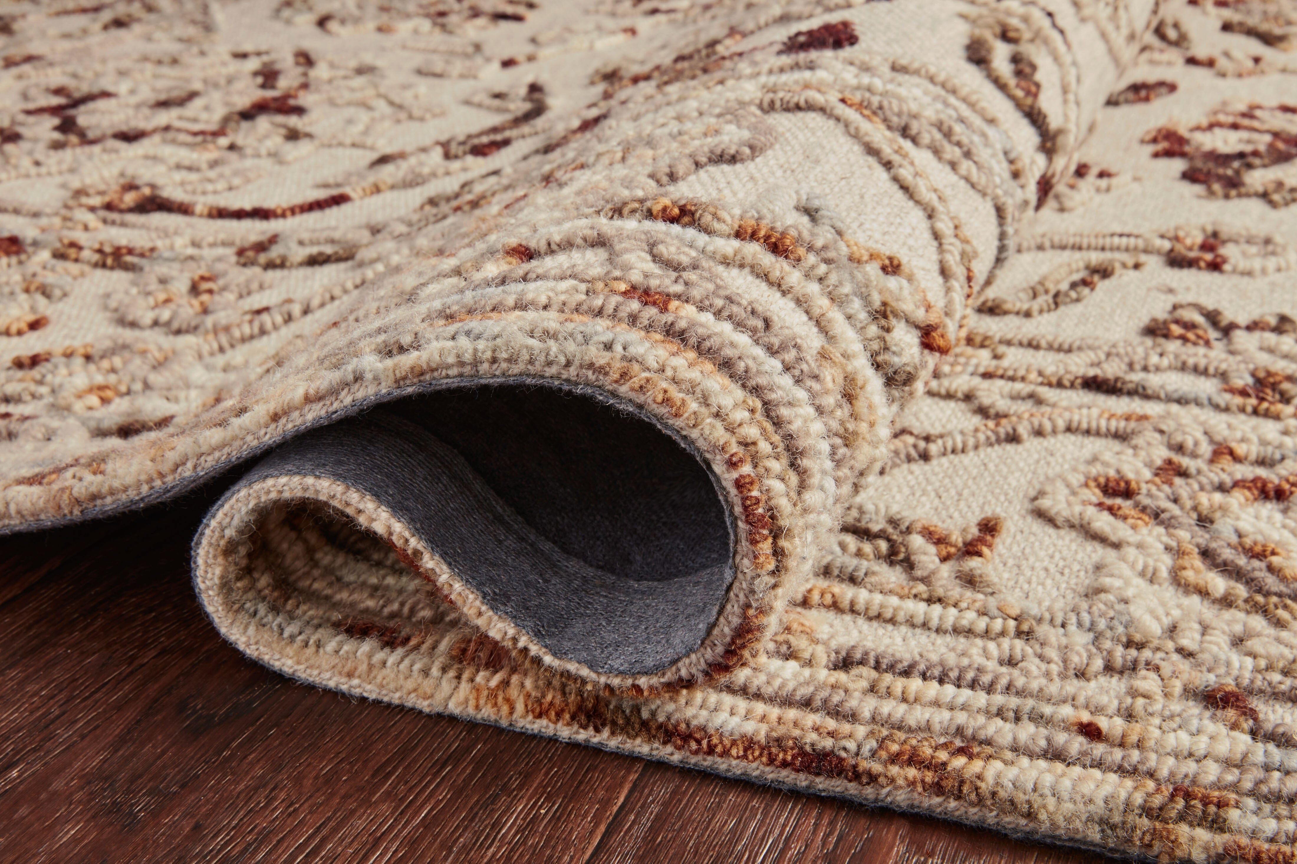 Loloi II Halle Rug | Taupe / Rust Loloi