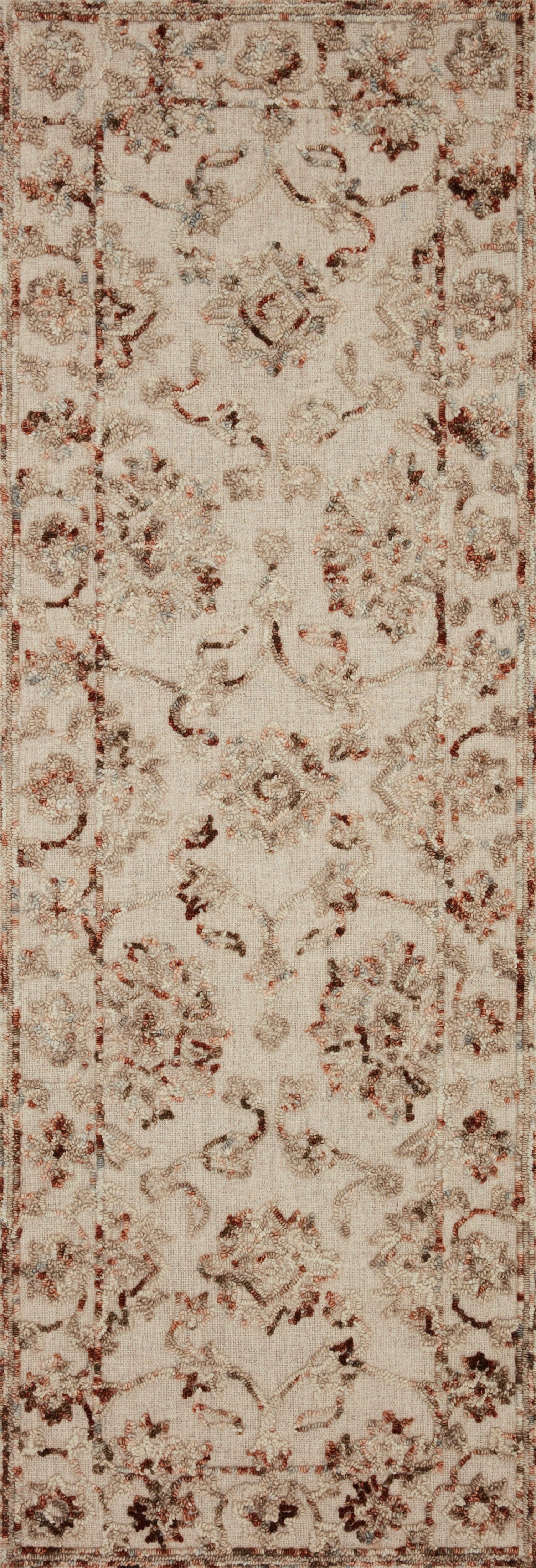 Loloi II Halle Rug | Taupe / Rust Loloi