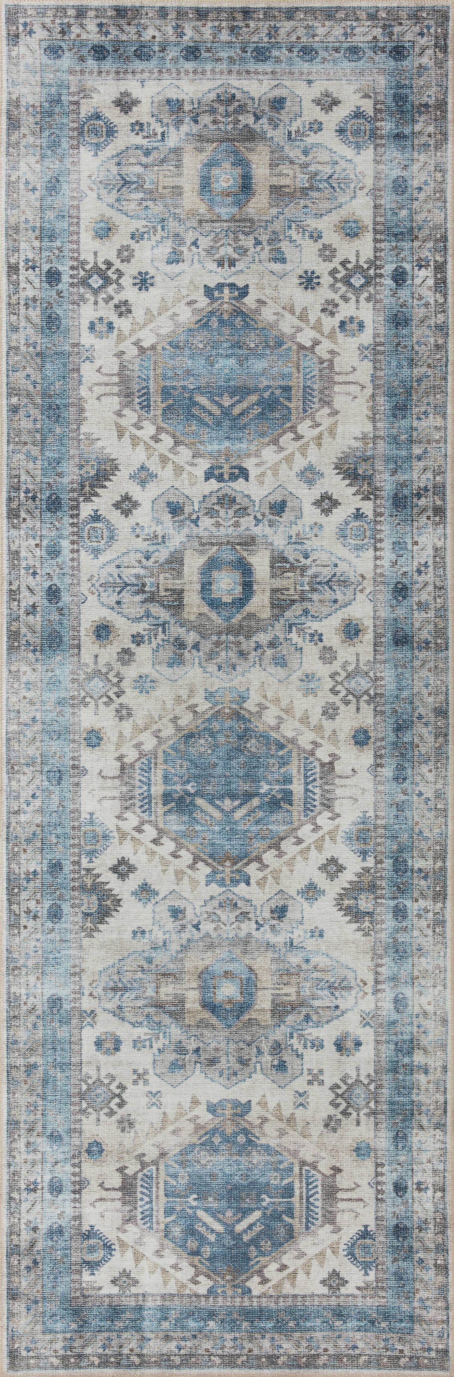 Loloi II Heidi Rug | Ivory / Ocean Loloi