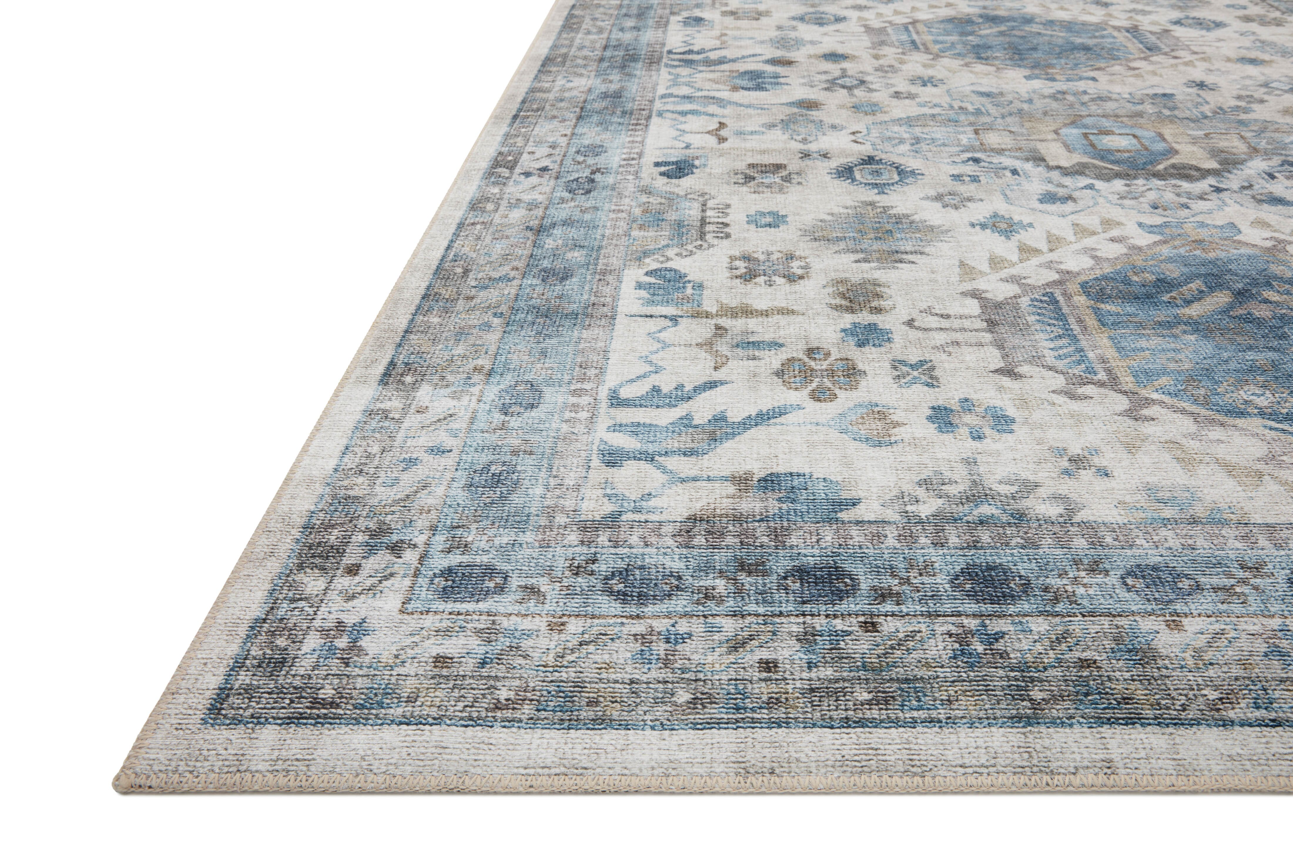 Loloi II Heidi Rug | Ivory / Ocean Loloi