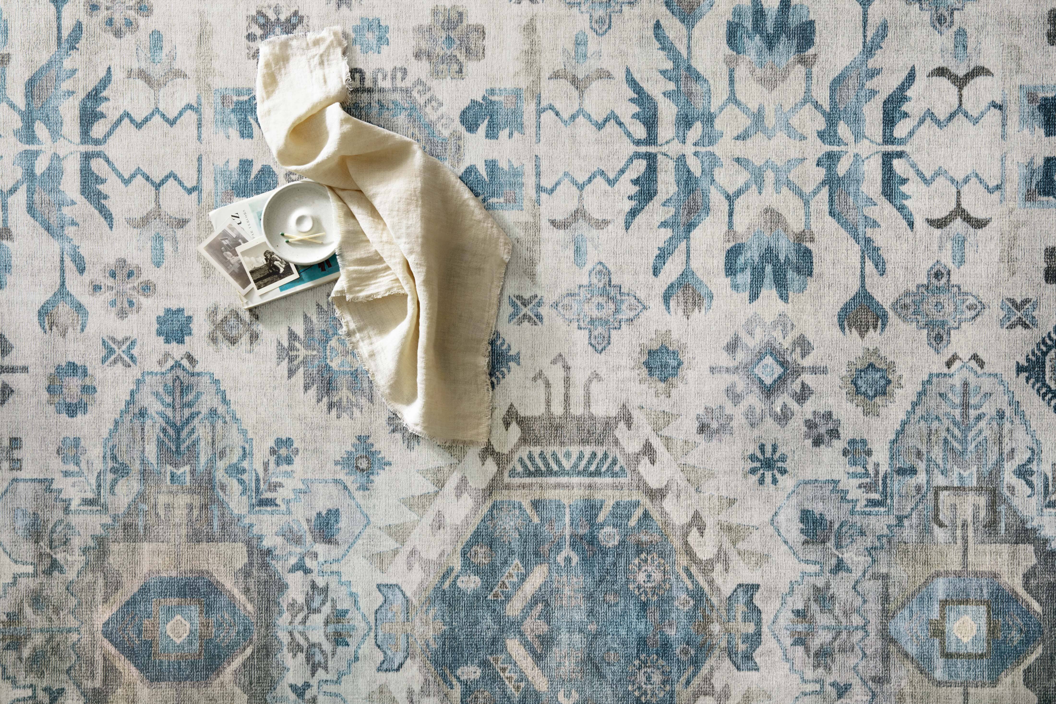 Loloi II Heidi Rug | Ivory / Ocean Loloi