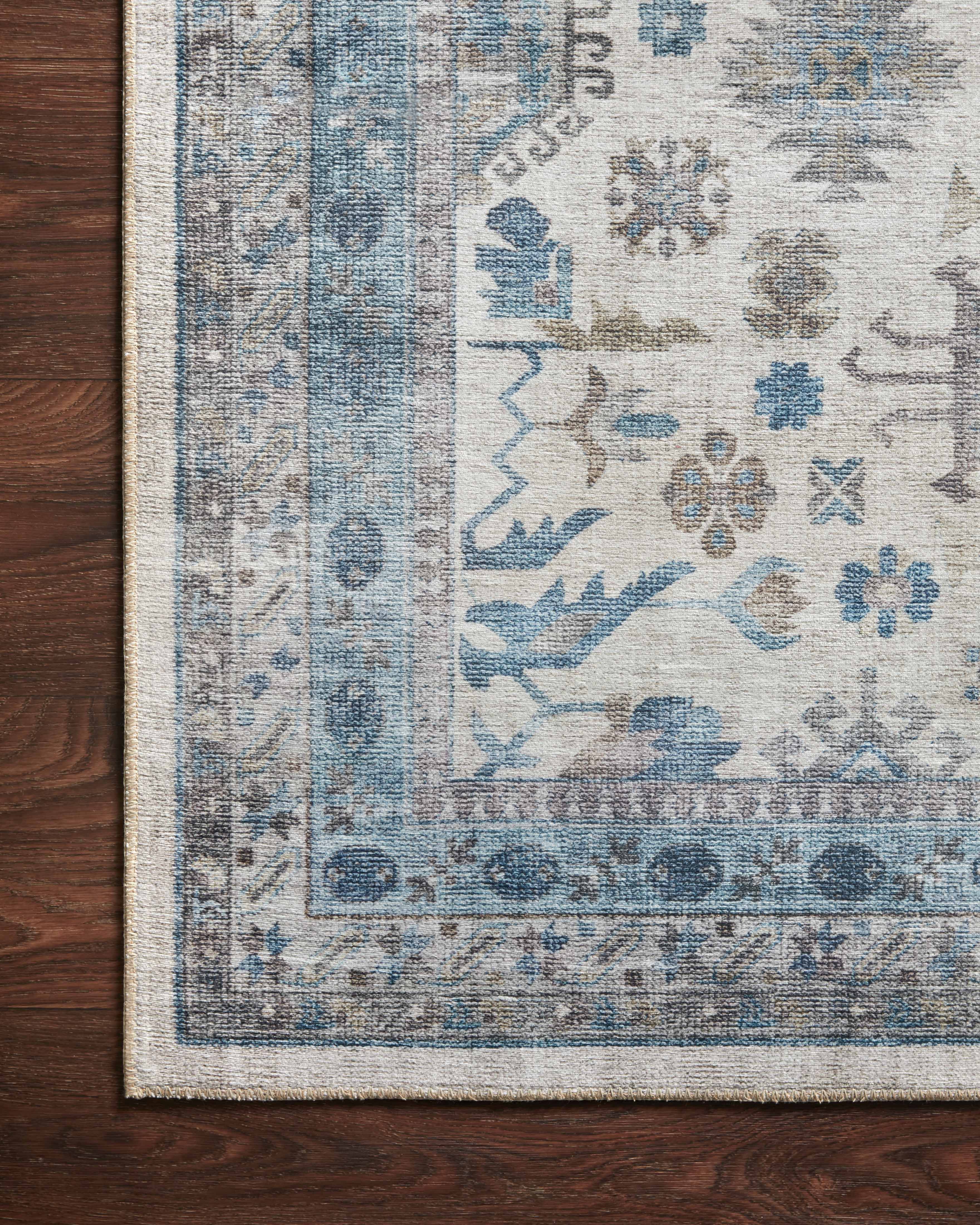 Loloi II Heidi Rug | Ivory / Ocean Loloi