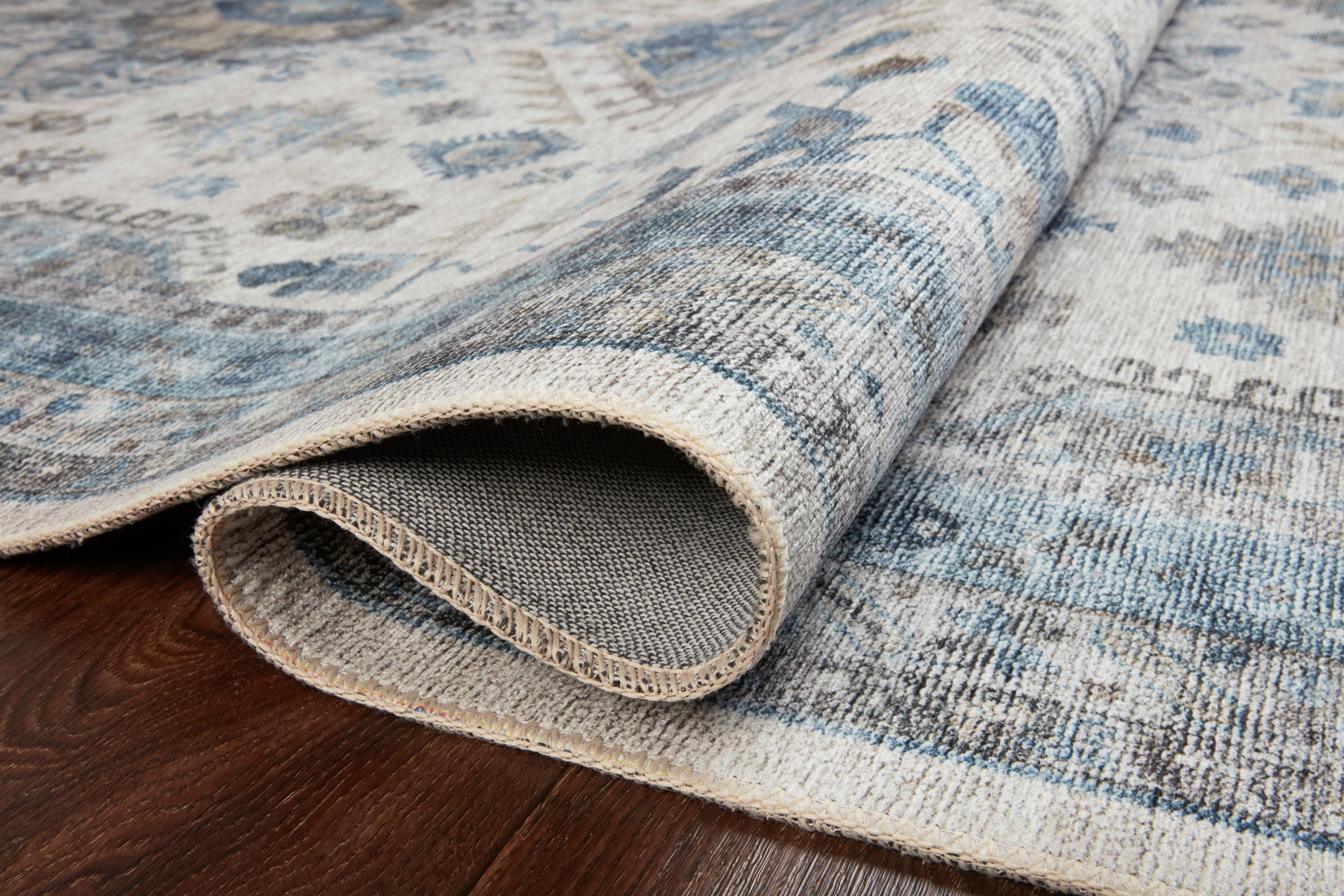 Loloi II Heidi Rug | Ivory / Ocean Loloi