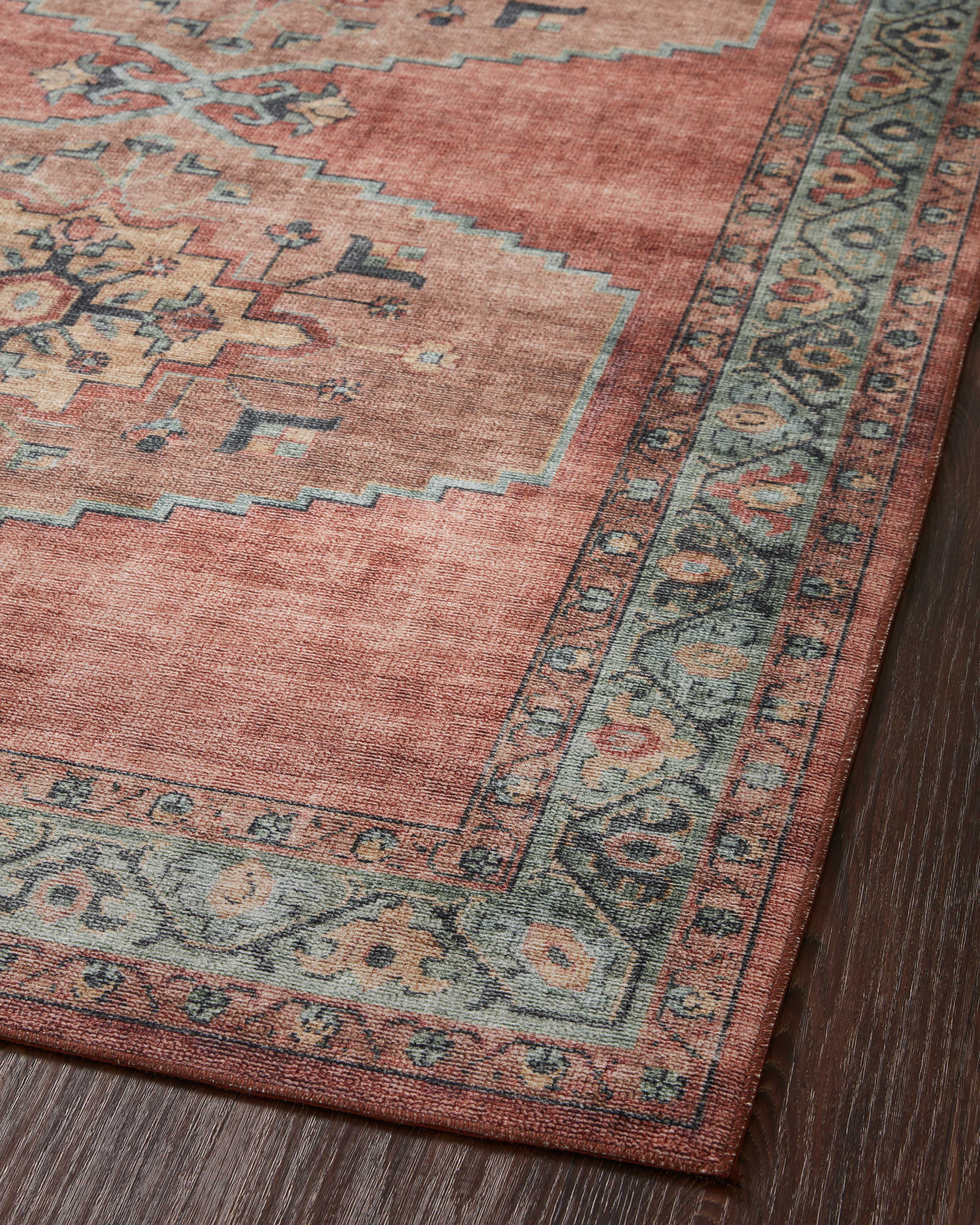 Loloi II Heidi Rug | Spice / Aqua Loloi