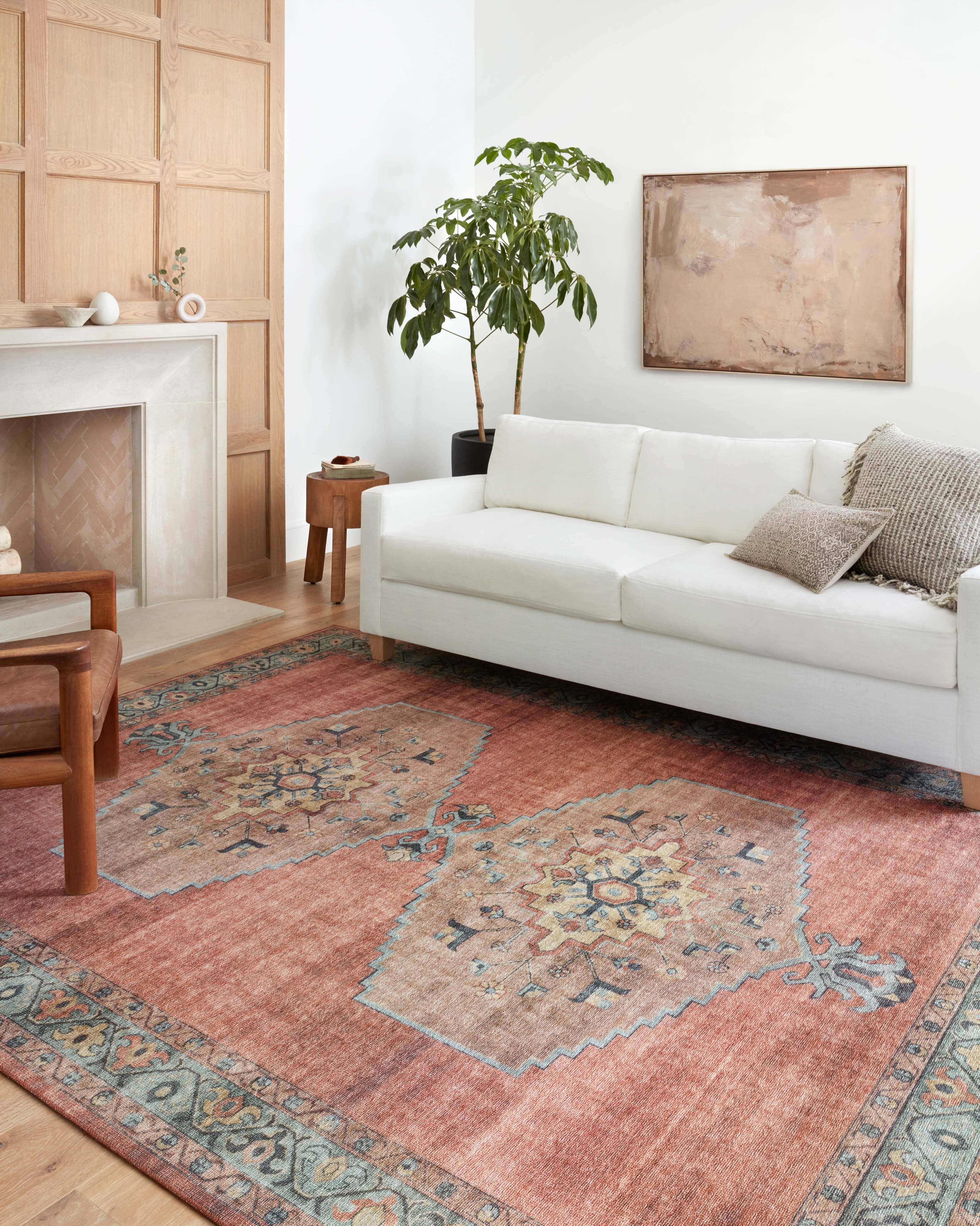 Loloi II Heidi Rug | Spice / Aqua Loloi