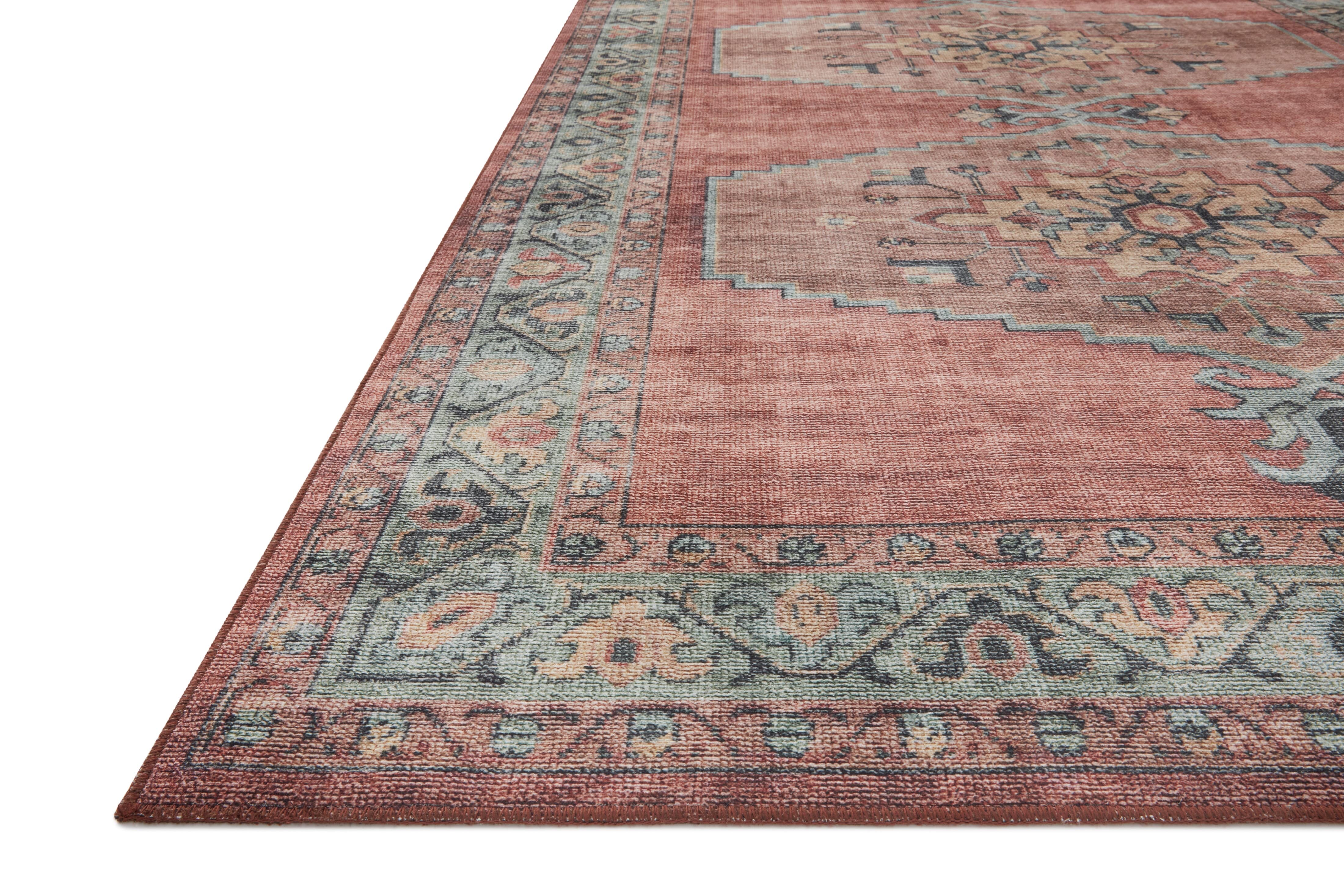 Loloi II Heidi Rug | Spice / Aqua Loloi