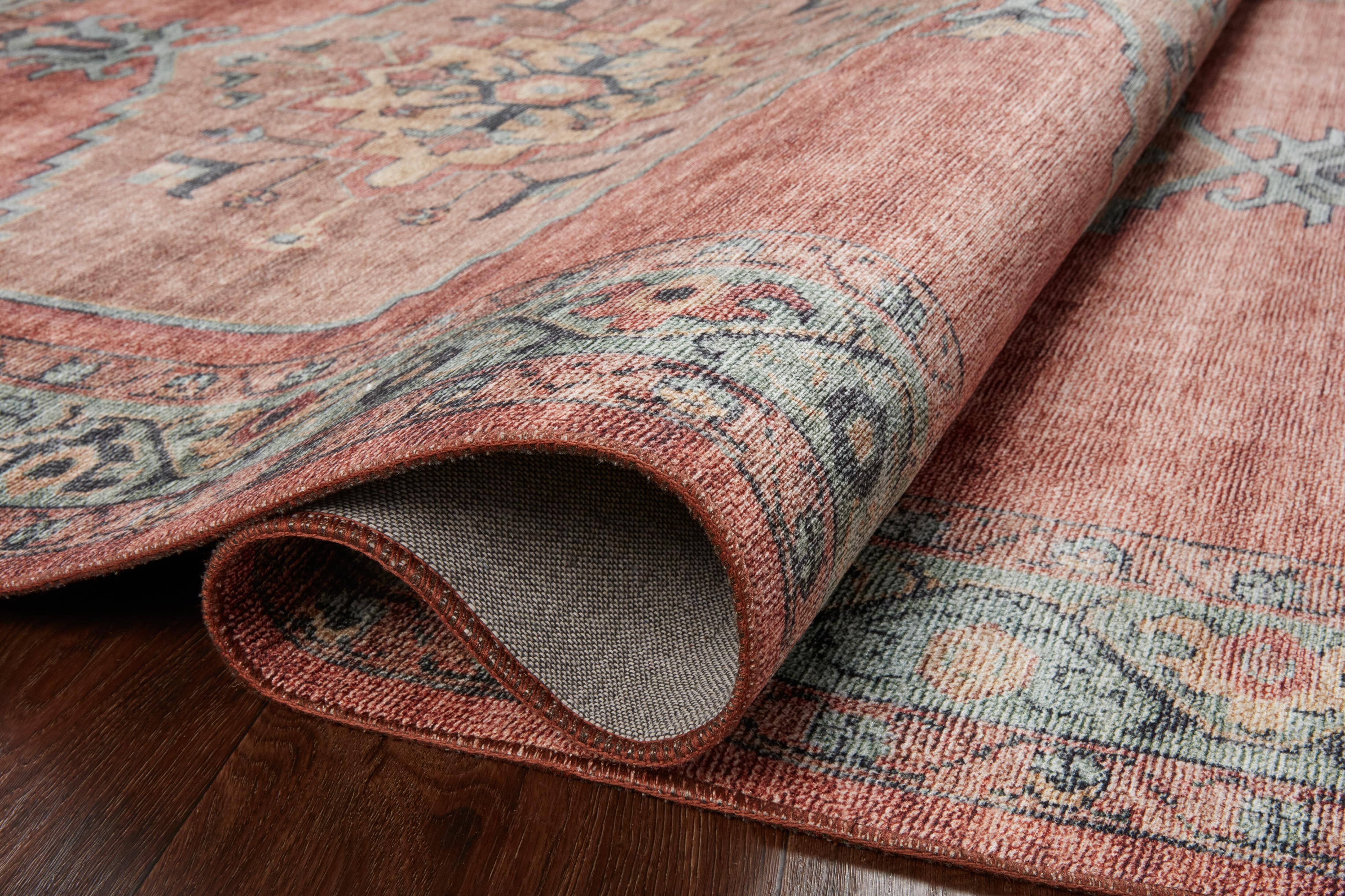 Loloi II Heidi Rug | Spice / Aqua Loloi