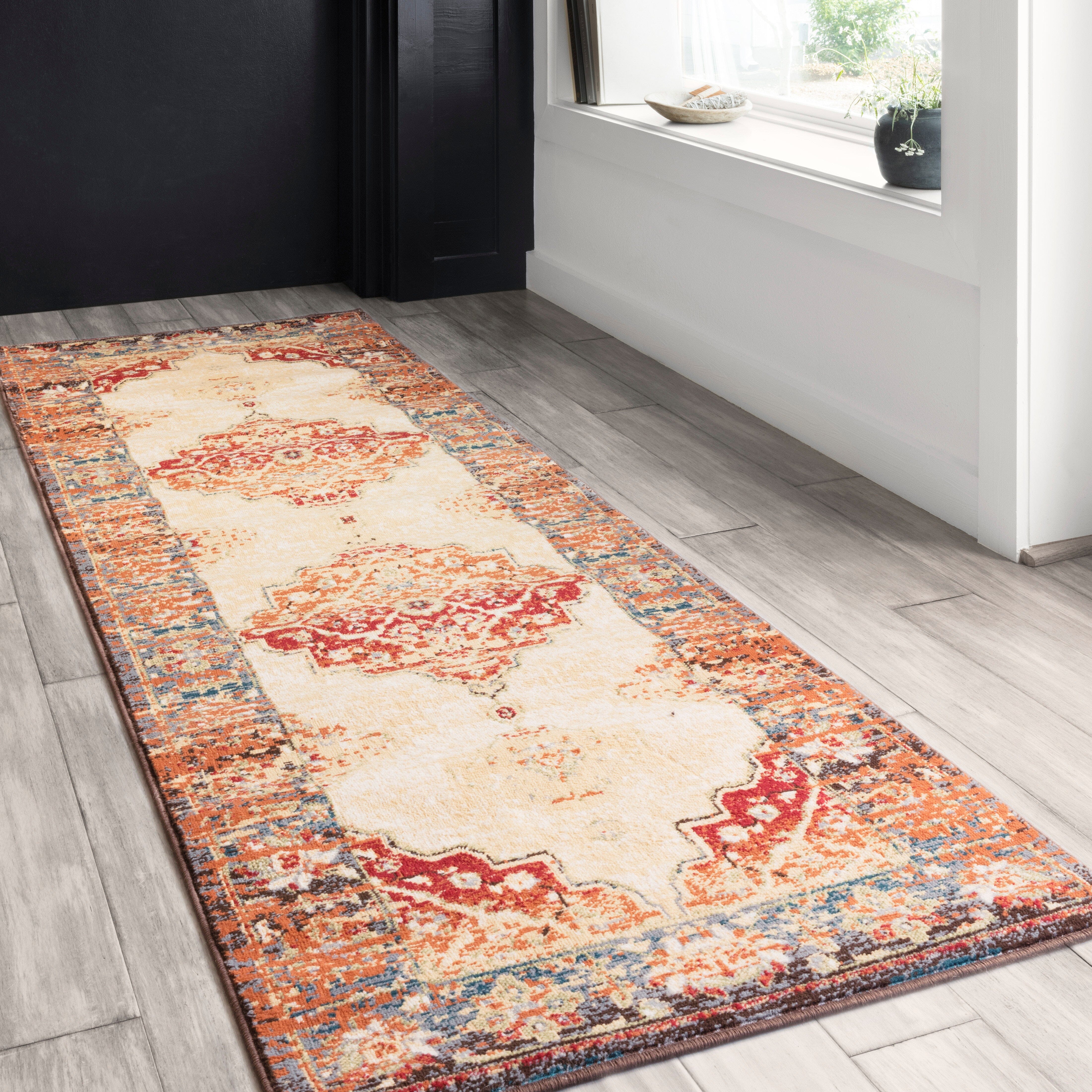 Loloi II Isadora Rug | Ant. Ivory / Sunset Loloi