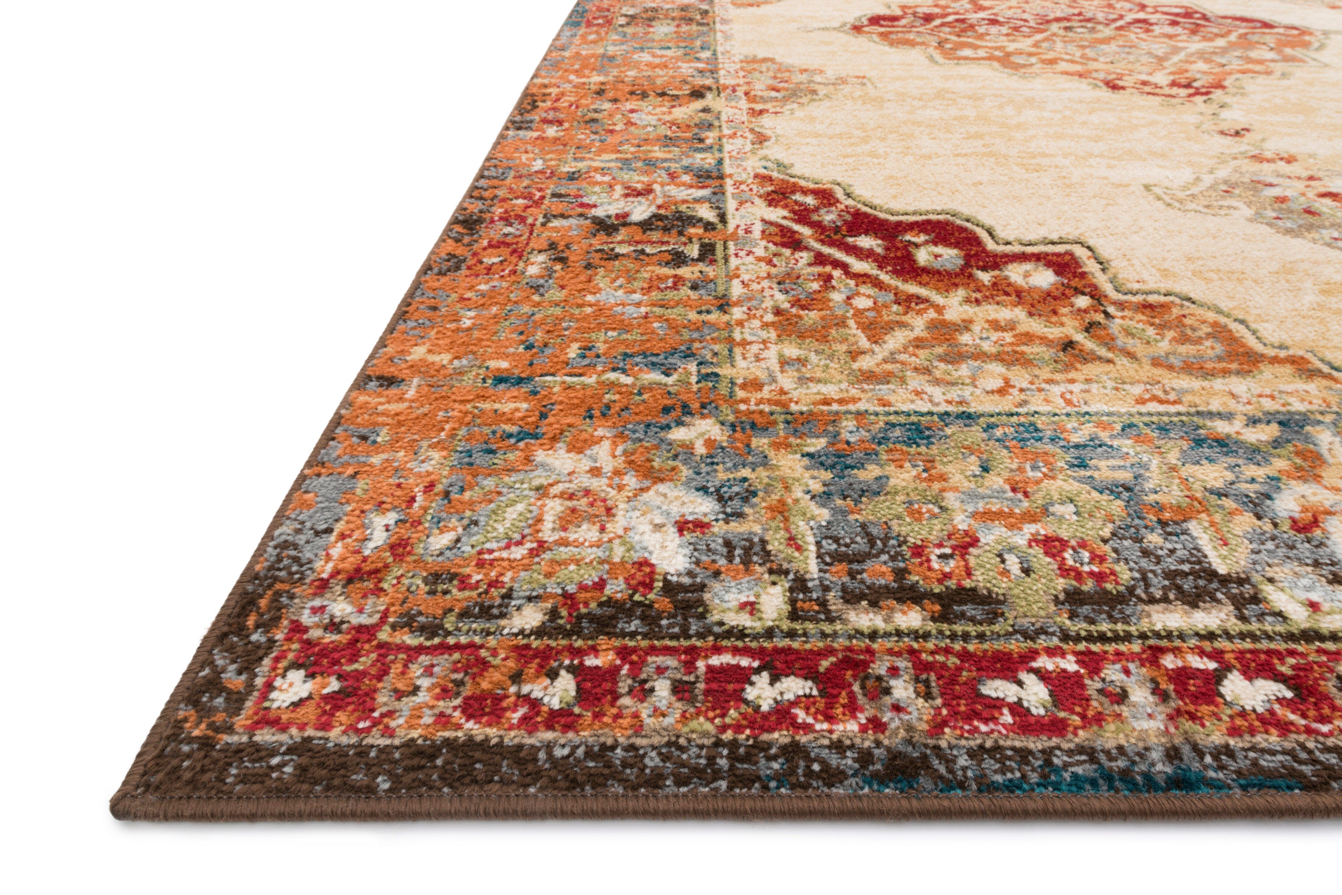 Loloi II Isadora Rug | Ant. Ivory / Sunset Loloi