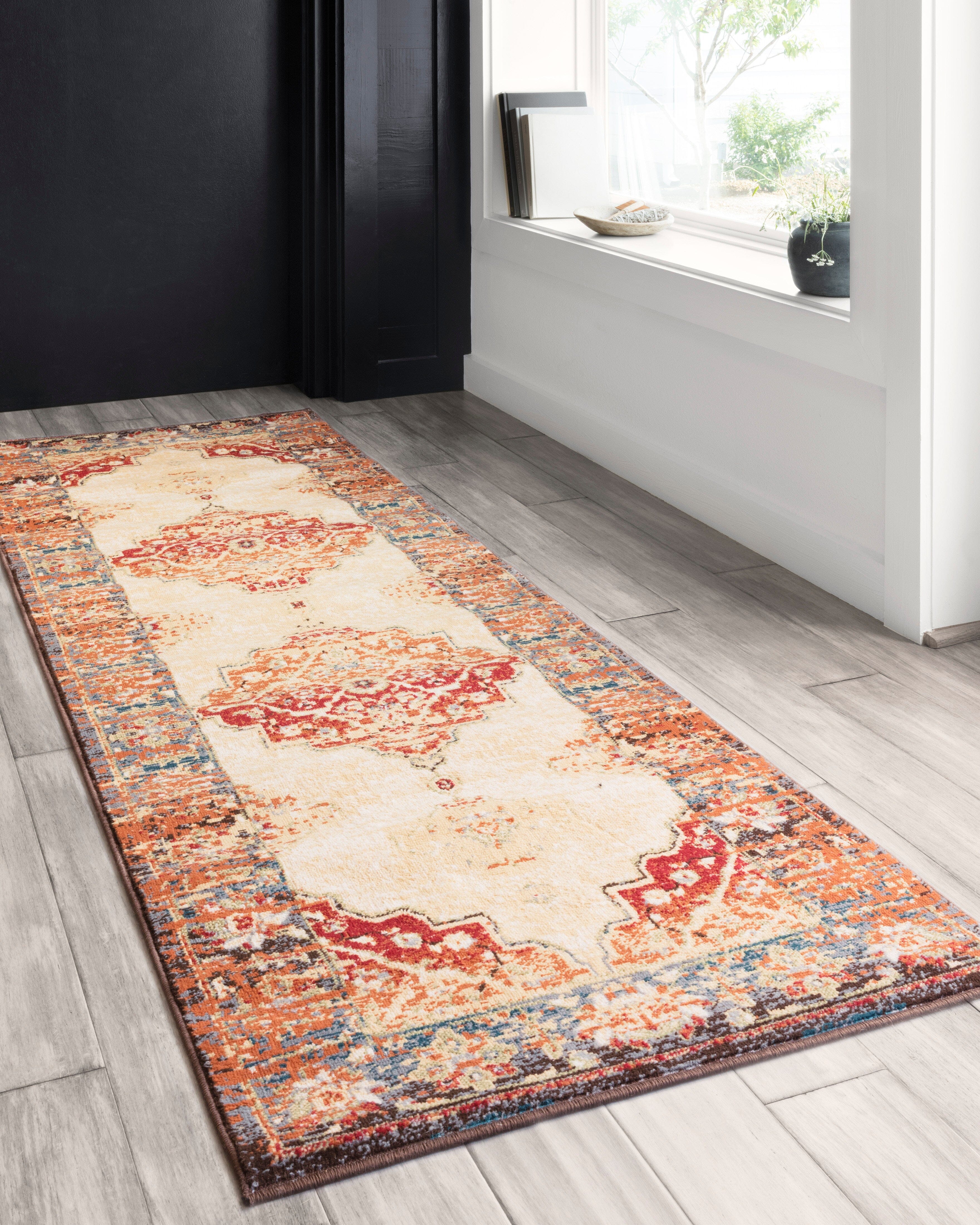 Loloi II Isadora Rug | Ant. Ivory / Sunset Loloi