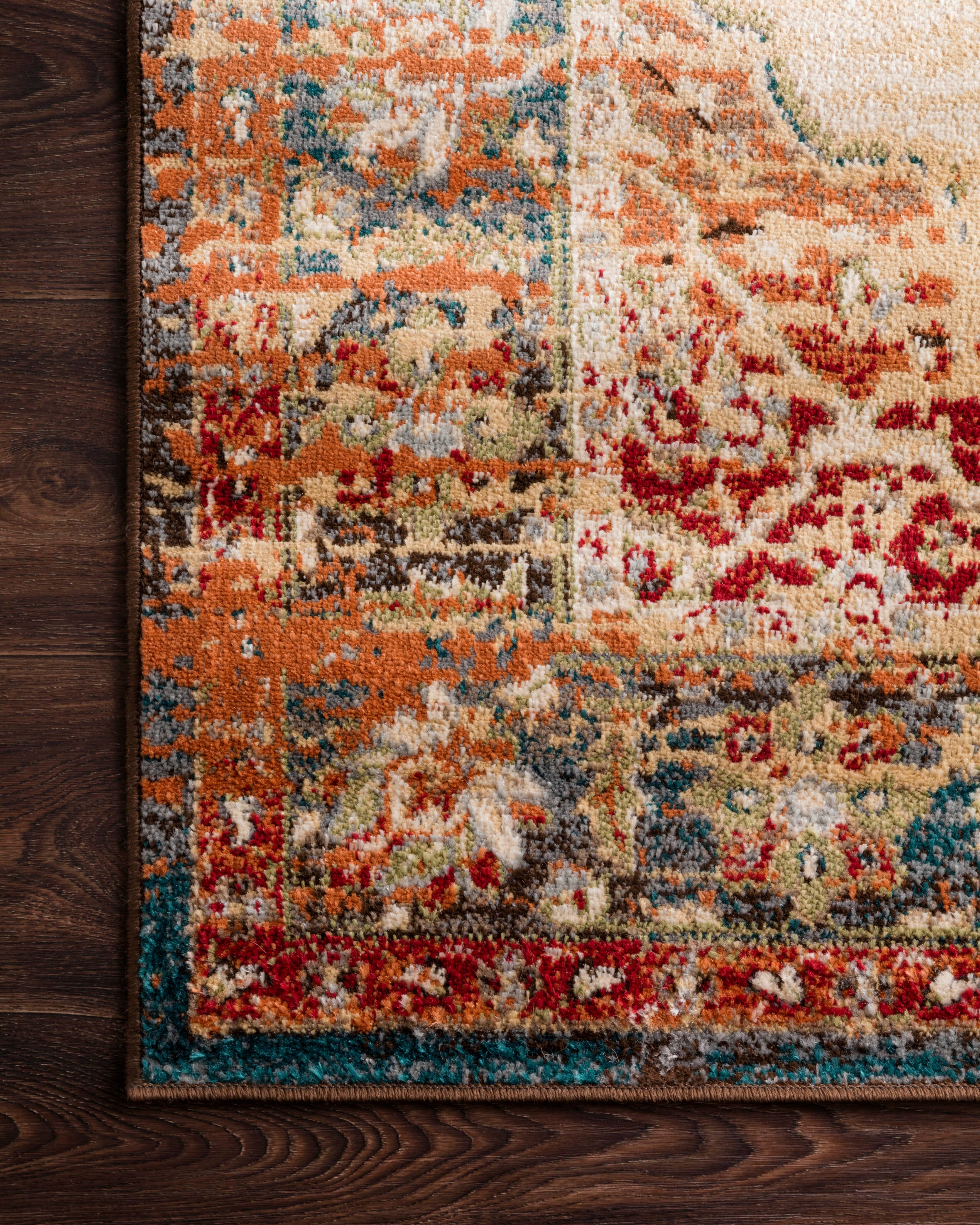 Loloi II Isadora Rug | Ant. Ivory / Sunset Loloi