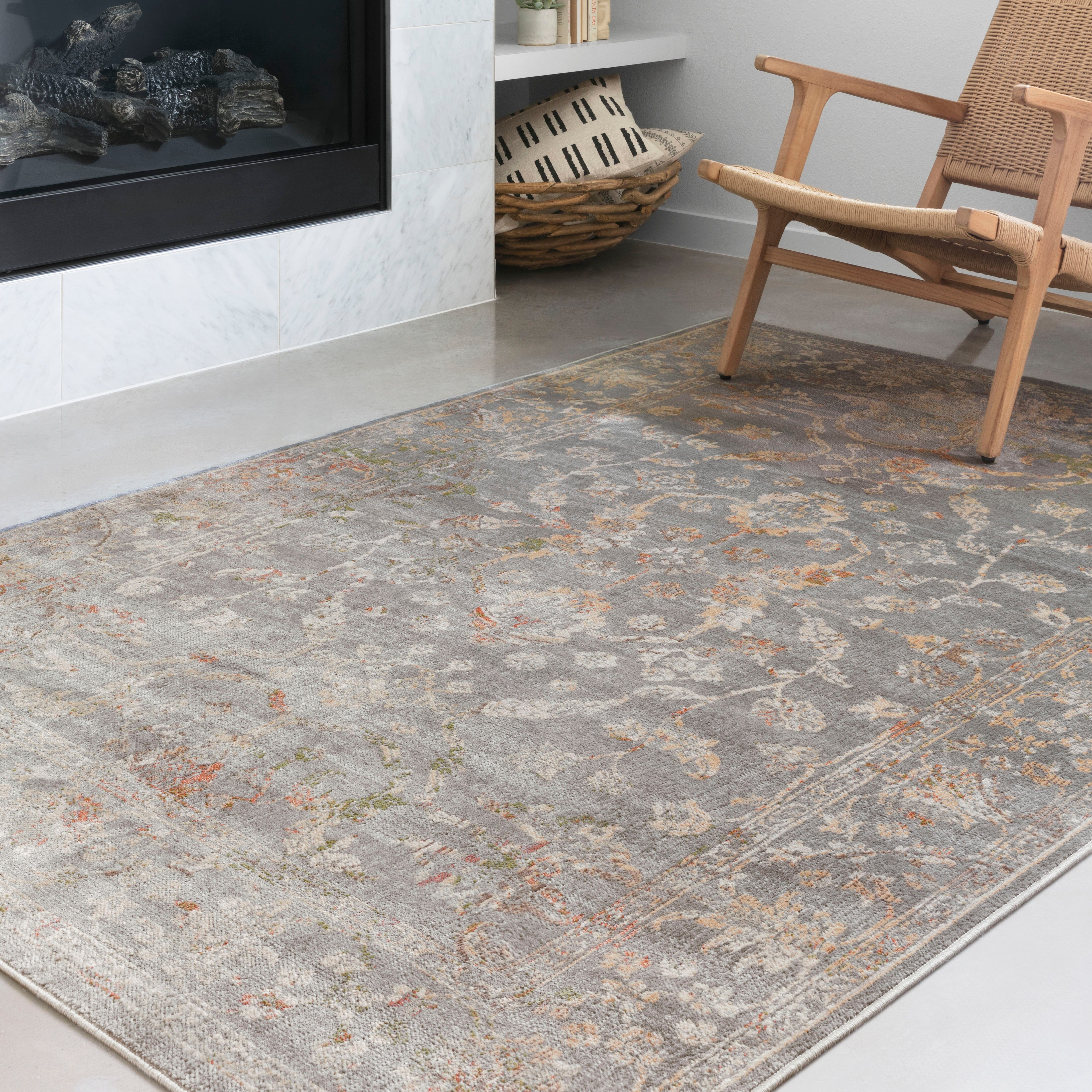 Loloi II Isadora Rug | Silver / Silver Loloi